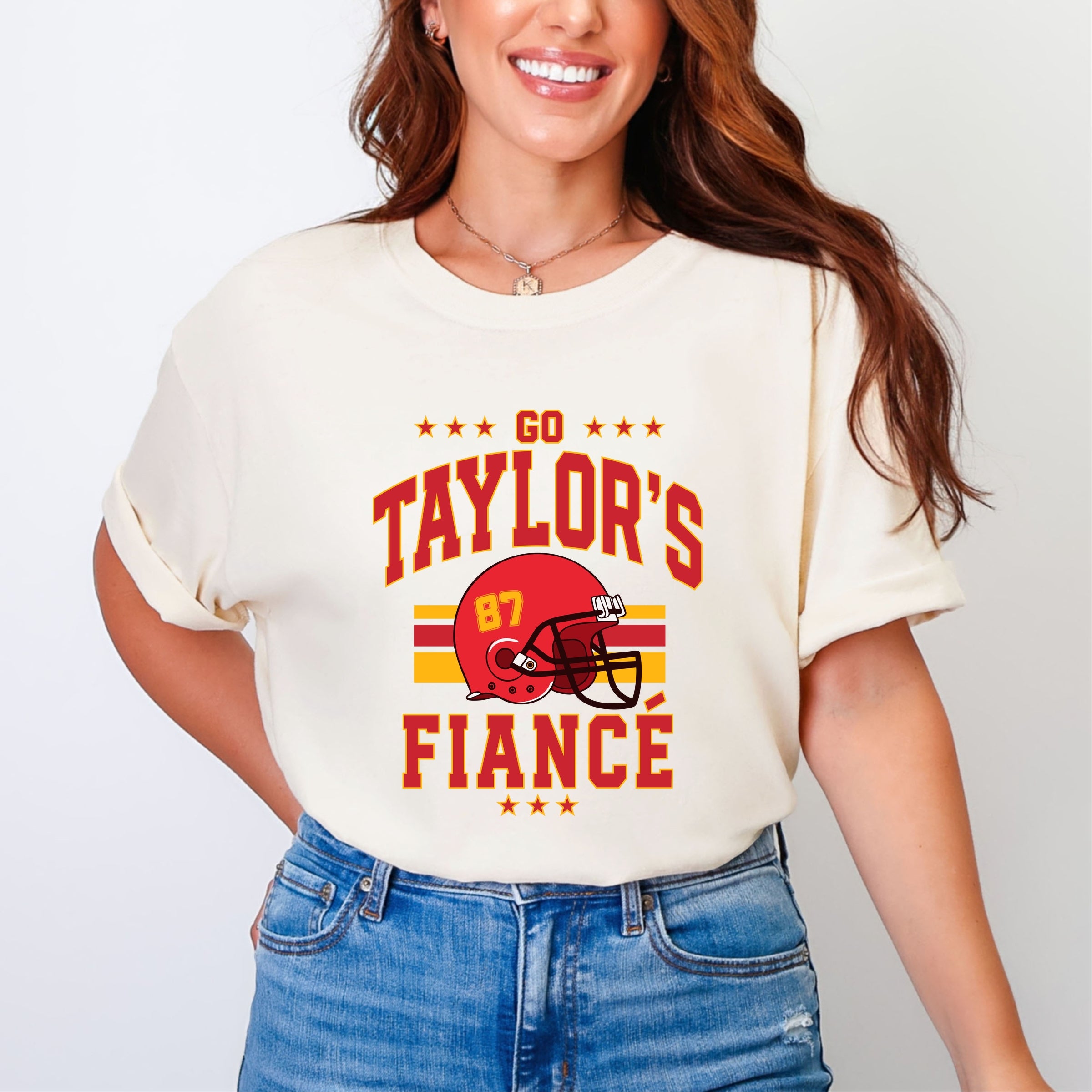 Go Taylor's Fiance Helmet - Womens Garment Dyed Tee