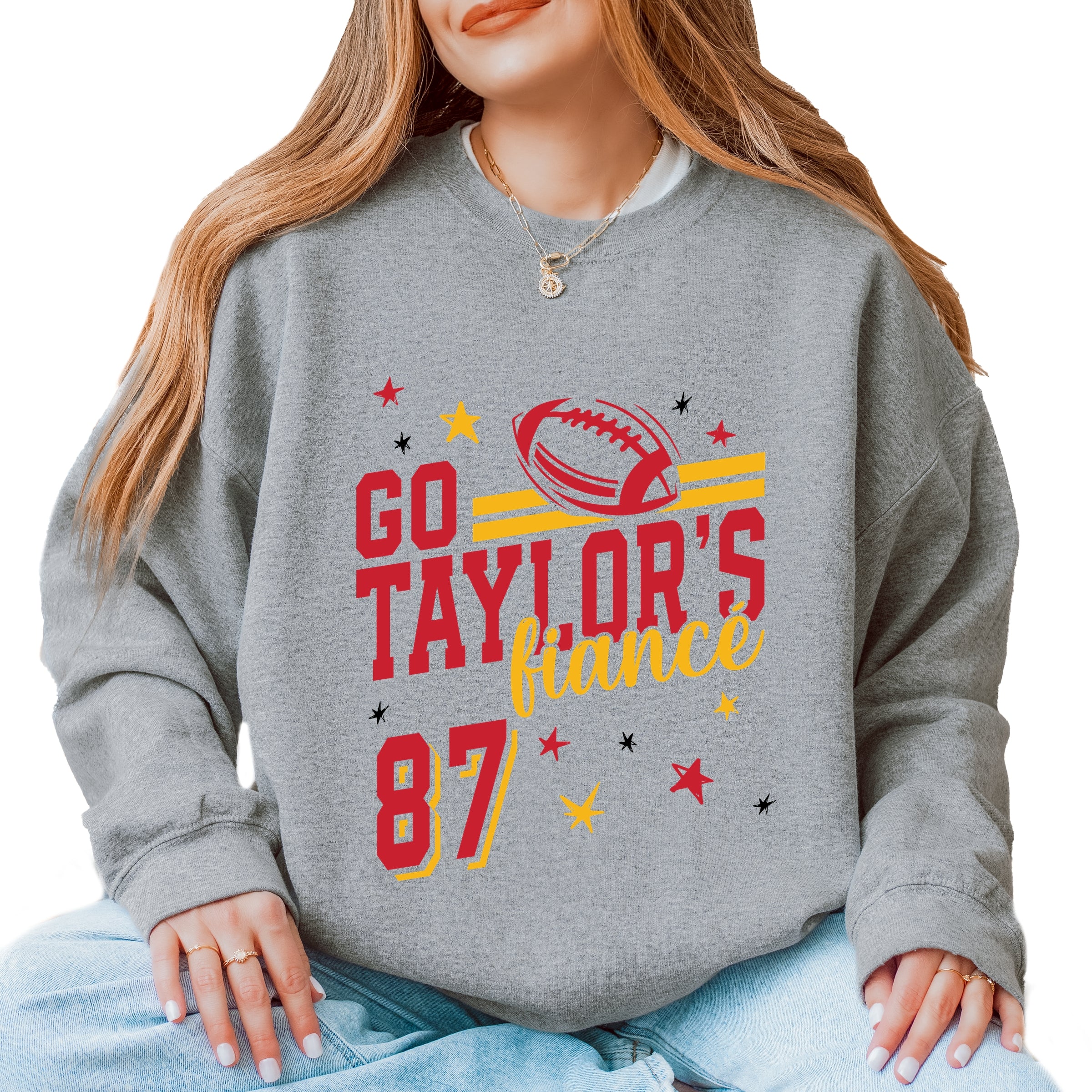 Go Taylor's Fiancé Red - Womens Sweatshirt