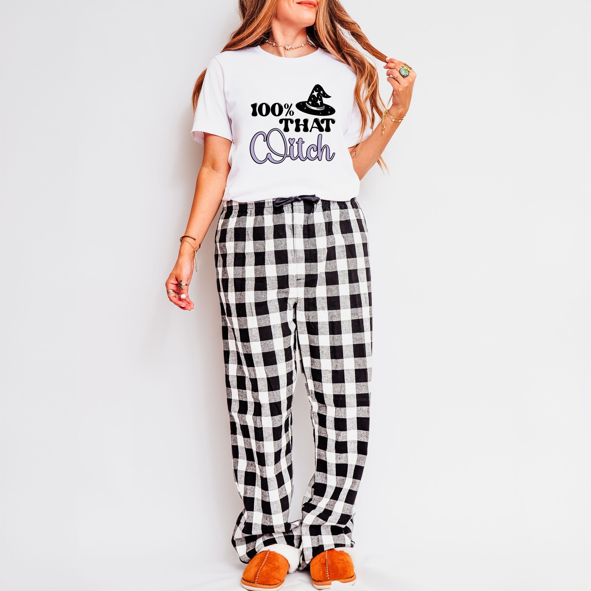 18425M_F-CPPSET White/Black and White Plaid