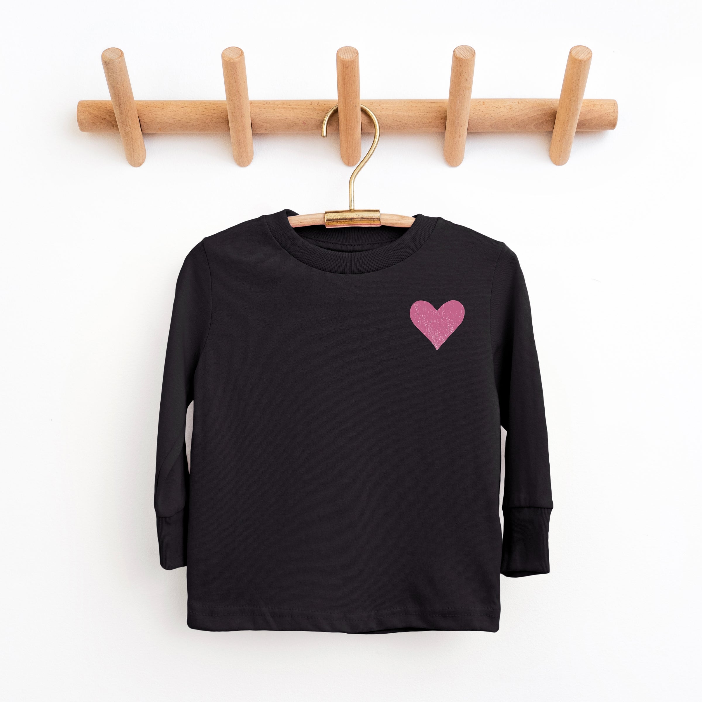 February Fourteenth Front And Back - Youth Long Sleeve Graphic T-Shirt