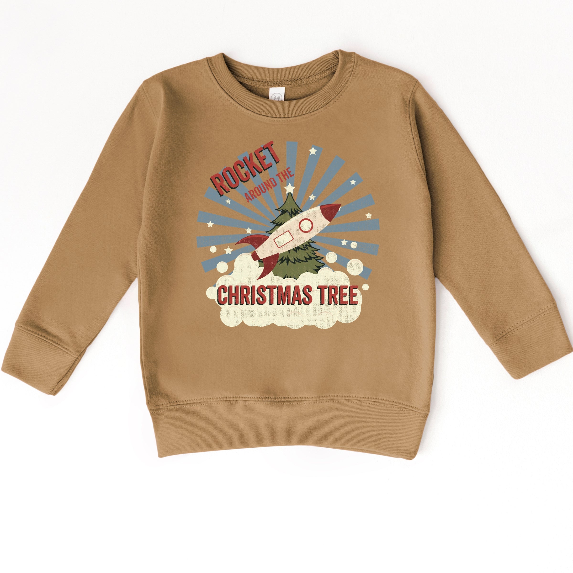 Rocket Around The Christmas Tree - Toddler Graphic Sweatshirt