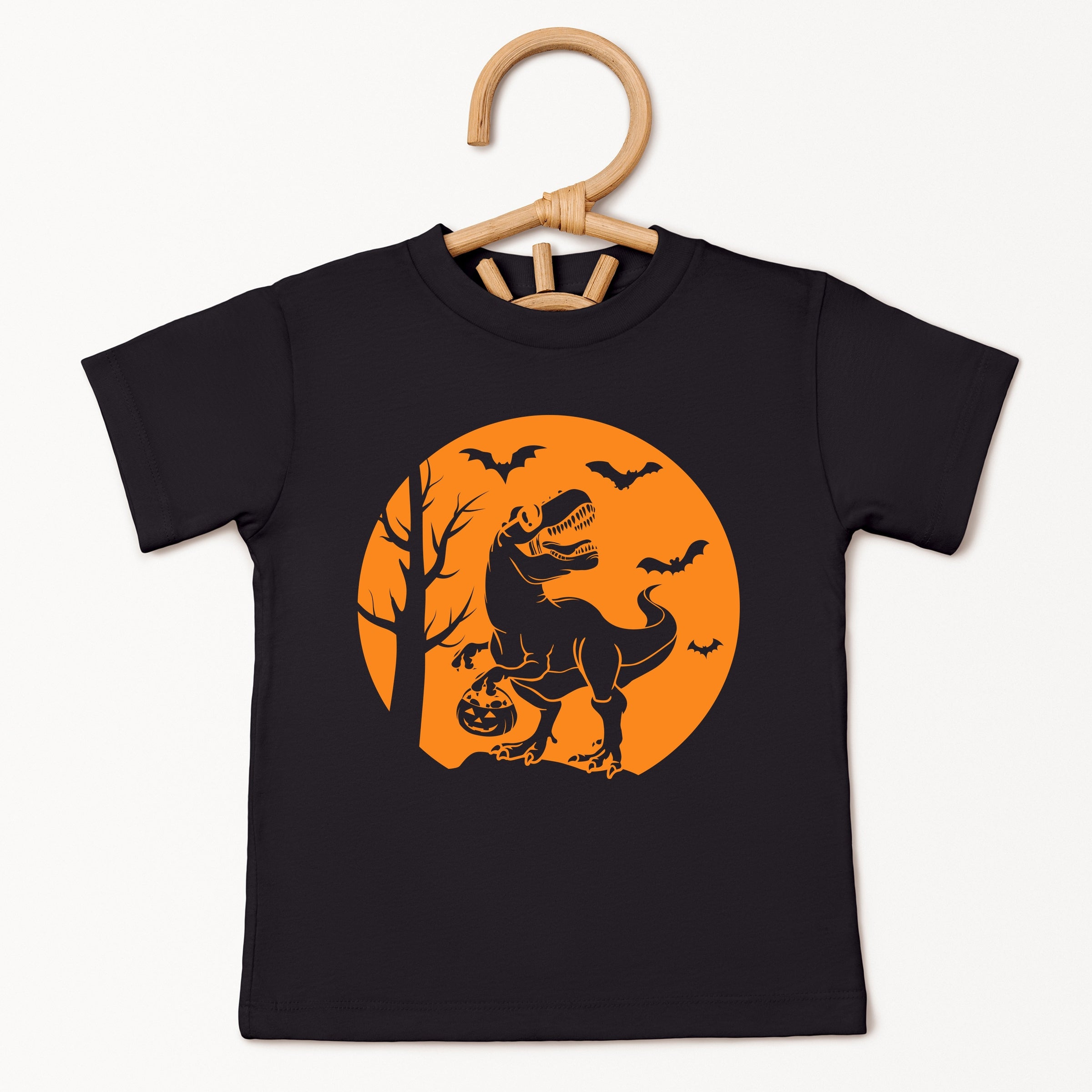 Dinosaur Moon - Toddler Short Sleeve Graphic T-Shirt