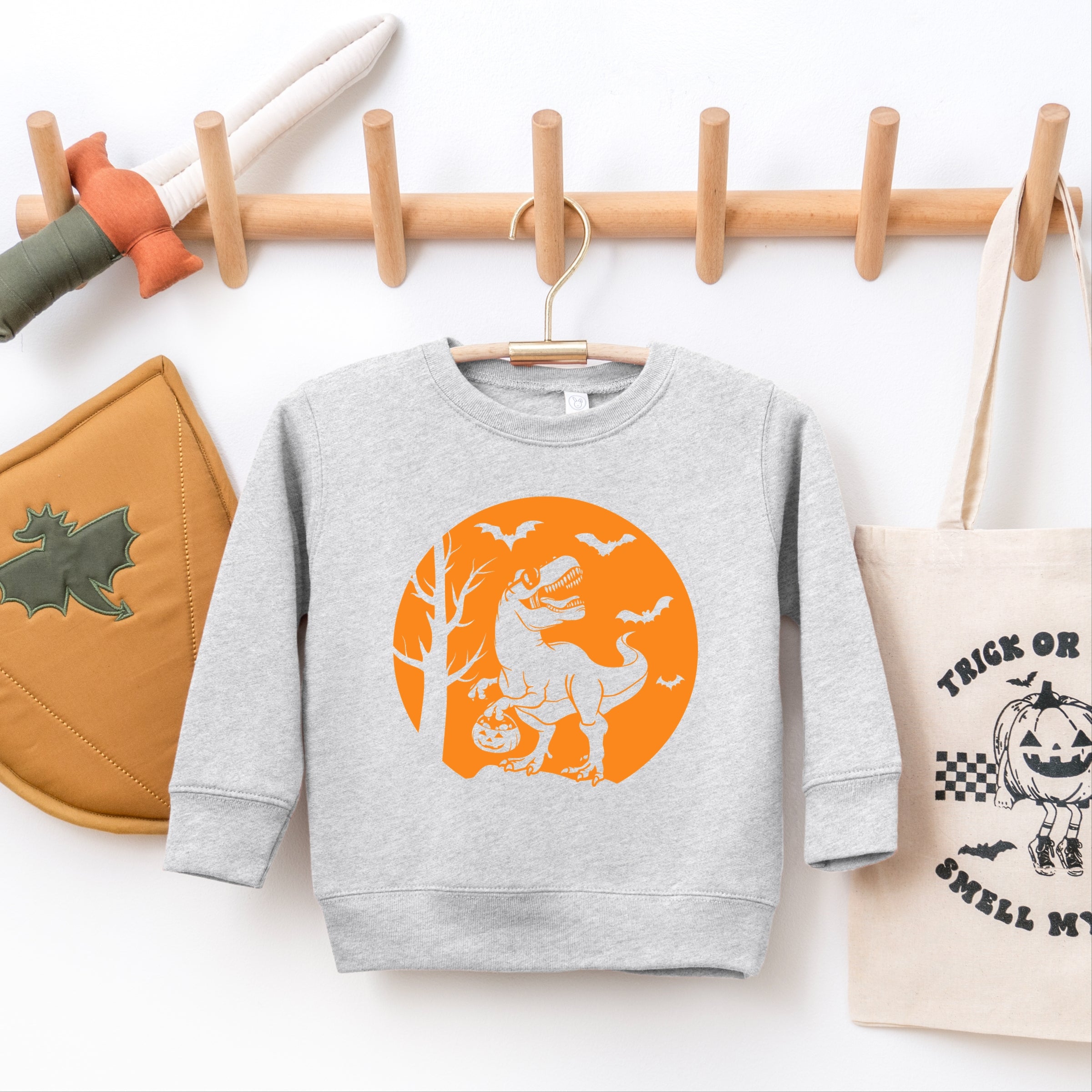 Dinosaur Moon - Toddler Graphic Sweatshirt