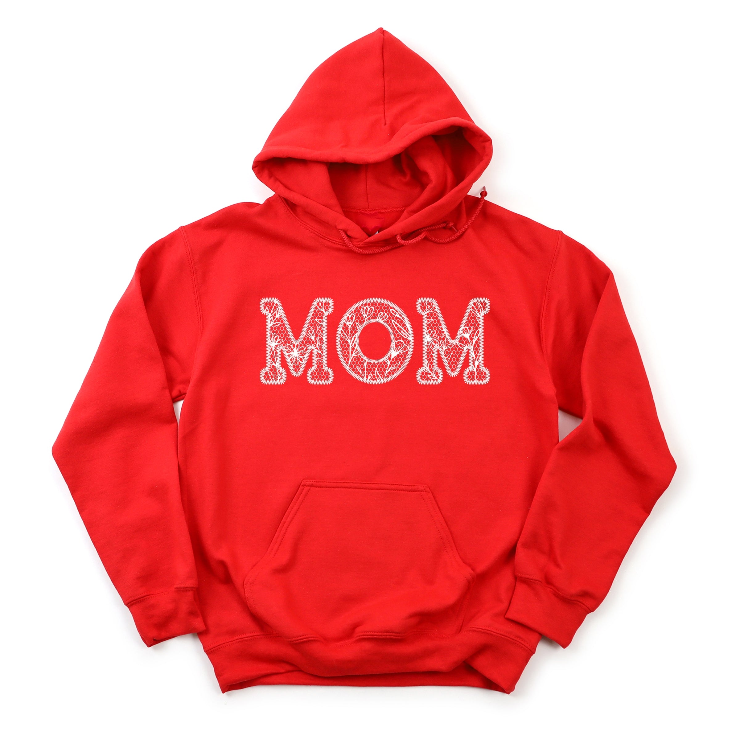 Mom Faux Lace - Women's Graphic Hoodie