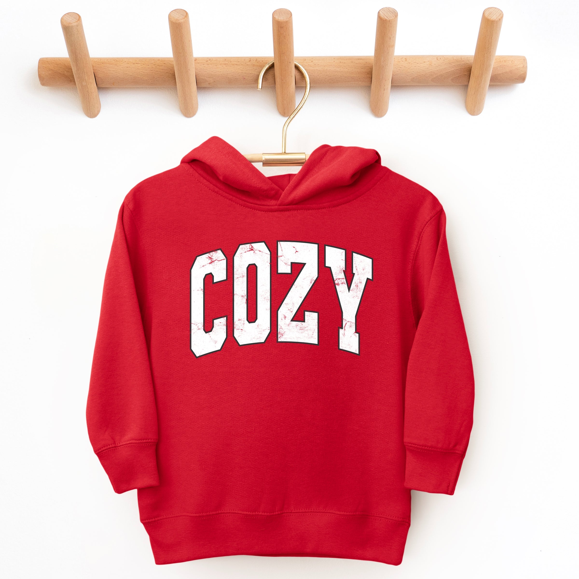 Cozy Worn Varsity - Toddler Hoodie