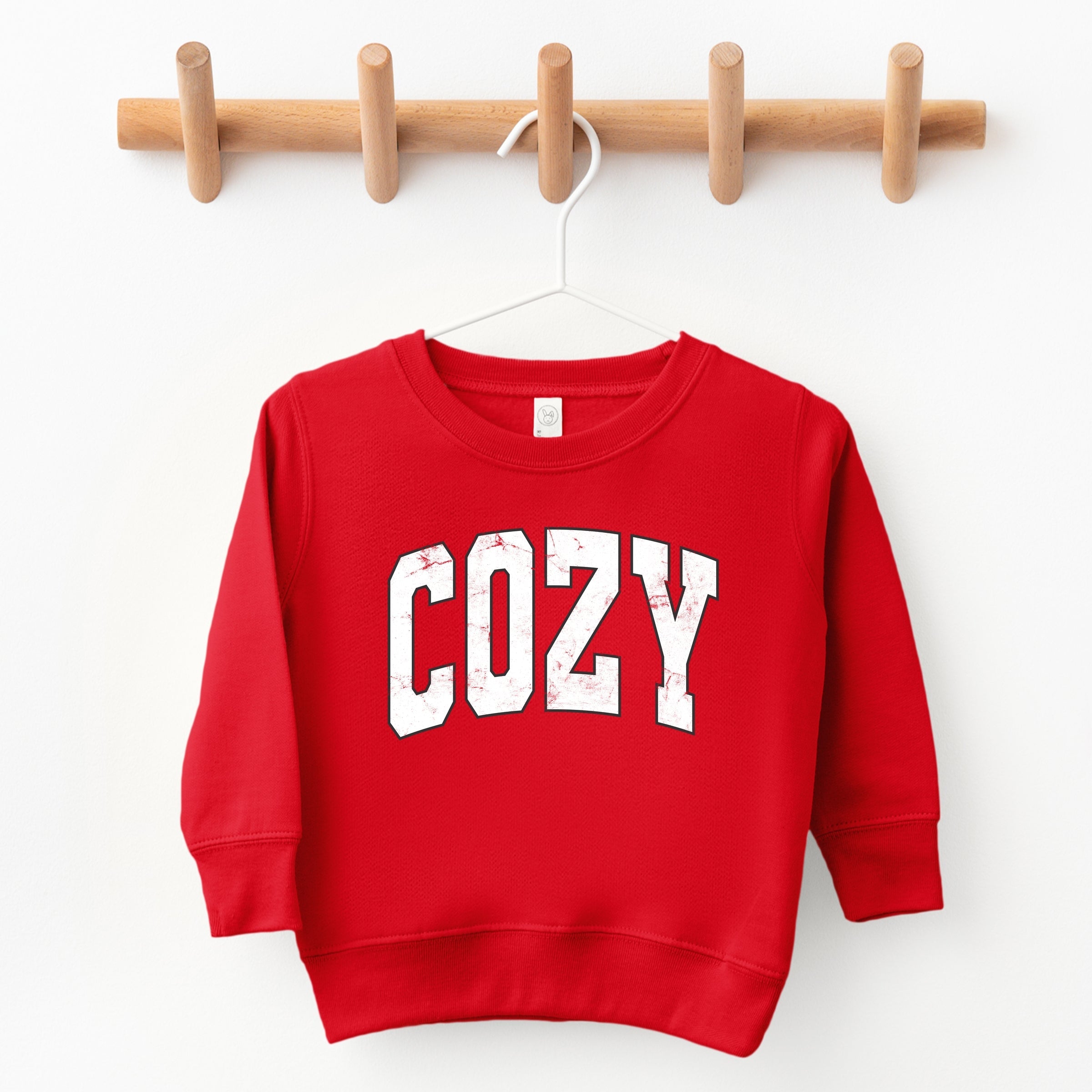 Cozy Worn Varsity - Kids Toddler Sweatshirt