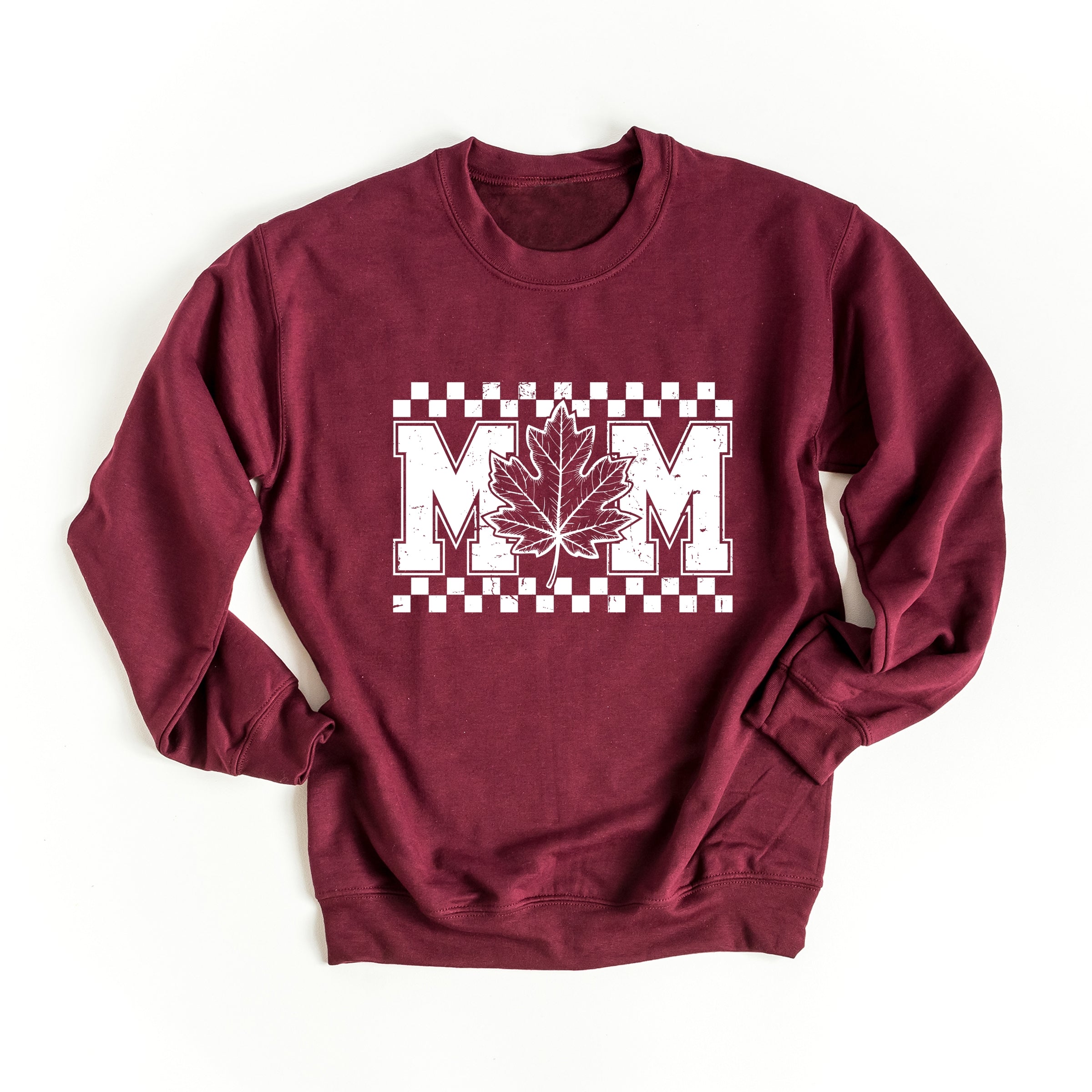 Mom Fall Leaf - Women's Graphic Sweatshirt