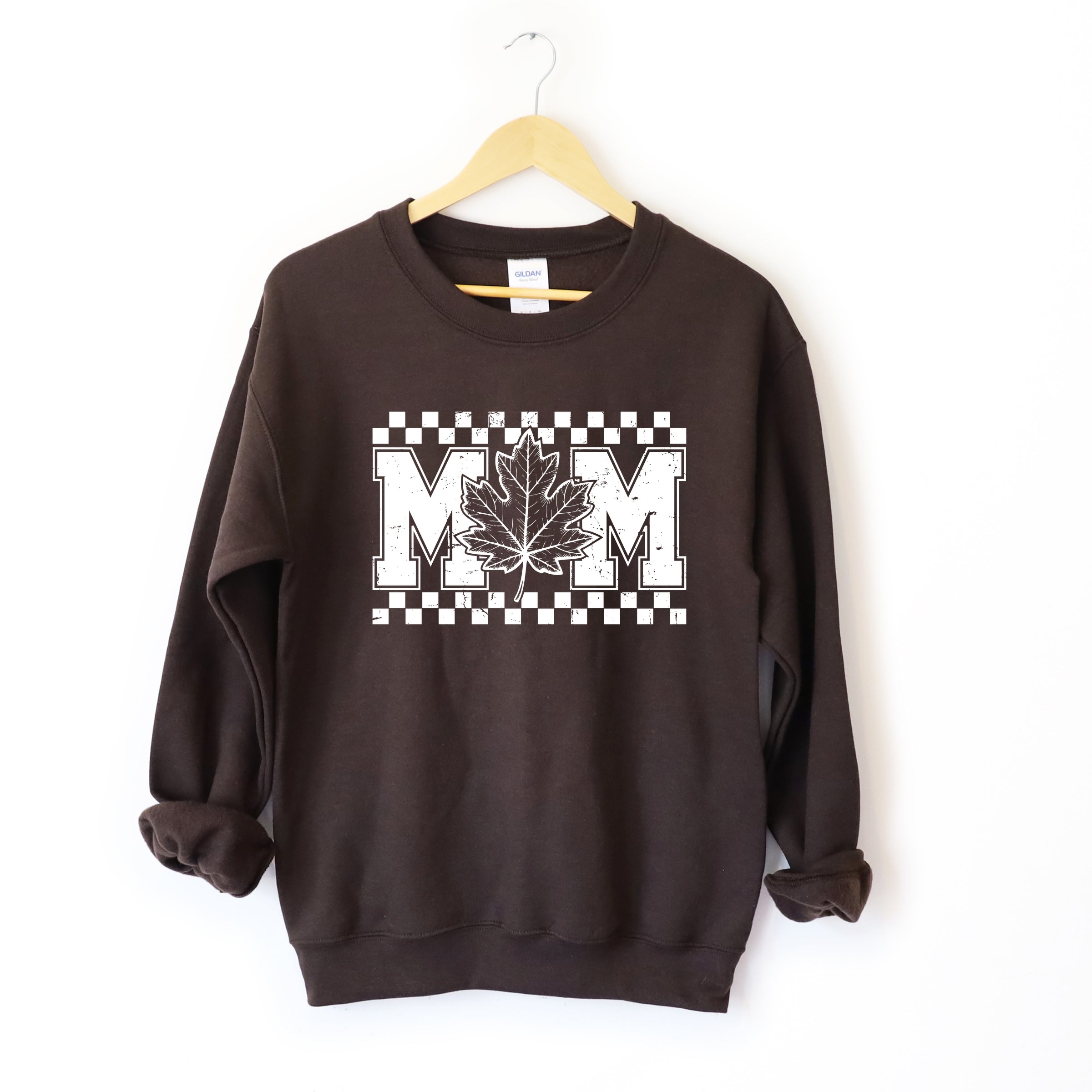 Mom Fall Leaf - Women's Graphic Sweatshirt