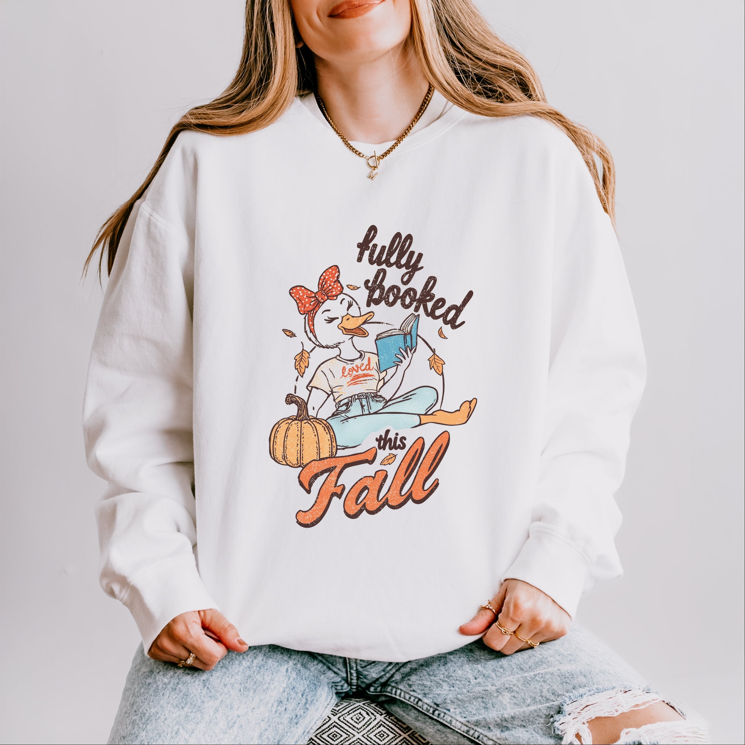 Fully Booked This Fall - Women's Lightweight Garment Dyed Sweatshirt