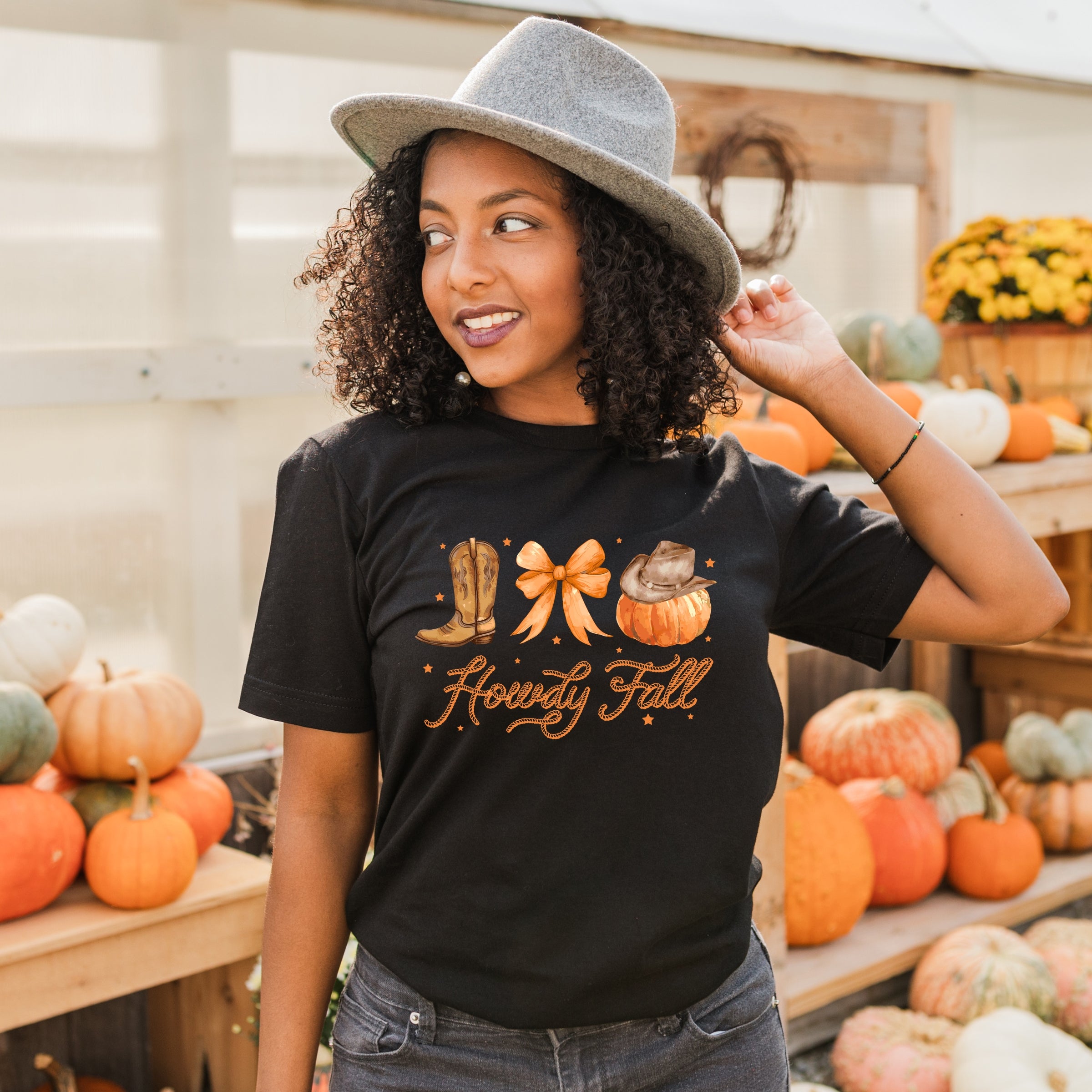 Coquette Howdy Fall - Women's Short Sleeve Graphic T-Shirt