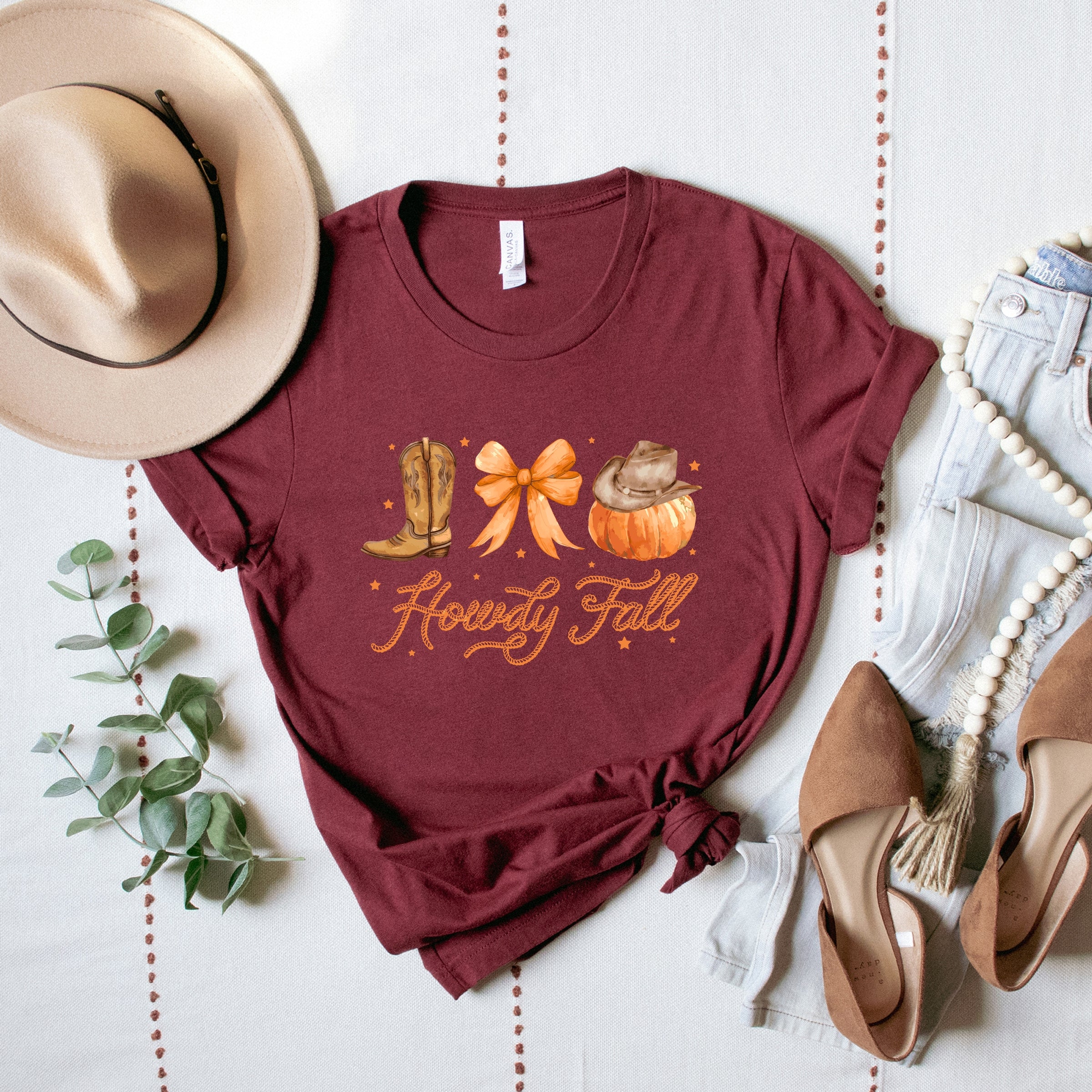 Coquette Howdy Fall - Women's Short Sleeve Graphic T-Shirt