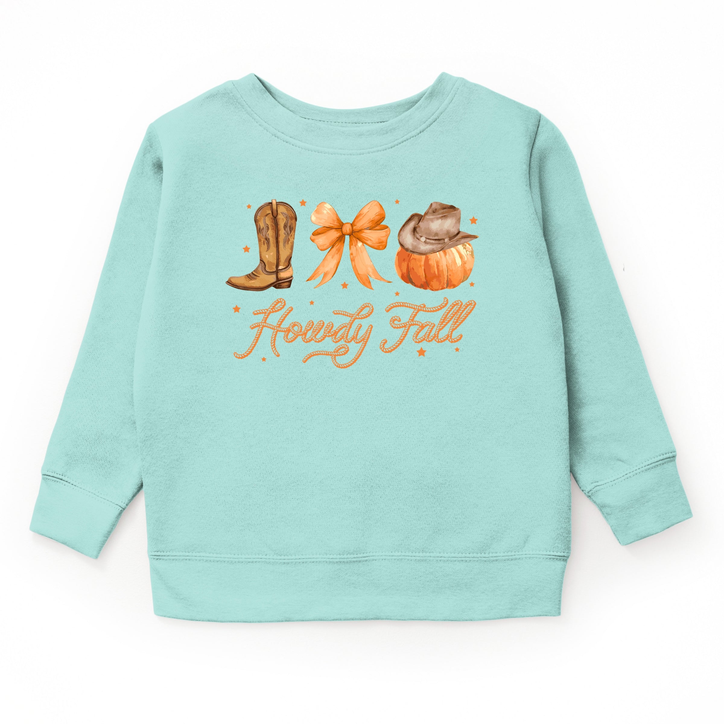 Coquette Howdy Fall - Toddler Graphic Sweatshirt and Youth Graphic Sweatshirt