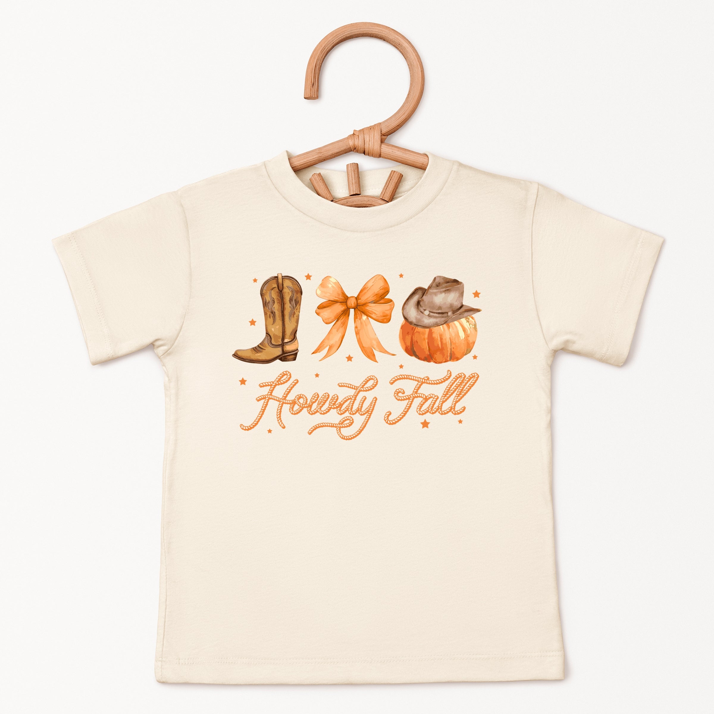 Coquette Howdy Fall - Youth Short Sleeve Graphic T-Shirt and Toddler Short Sleeve Graphic T-Shirt