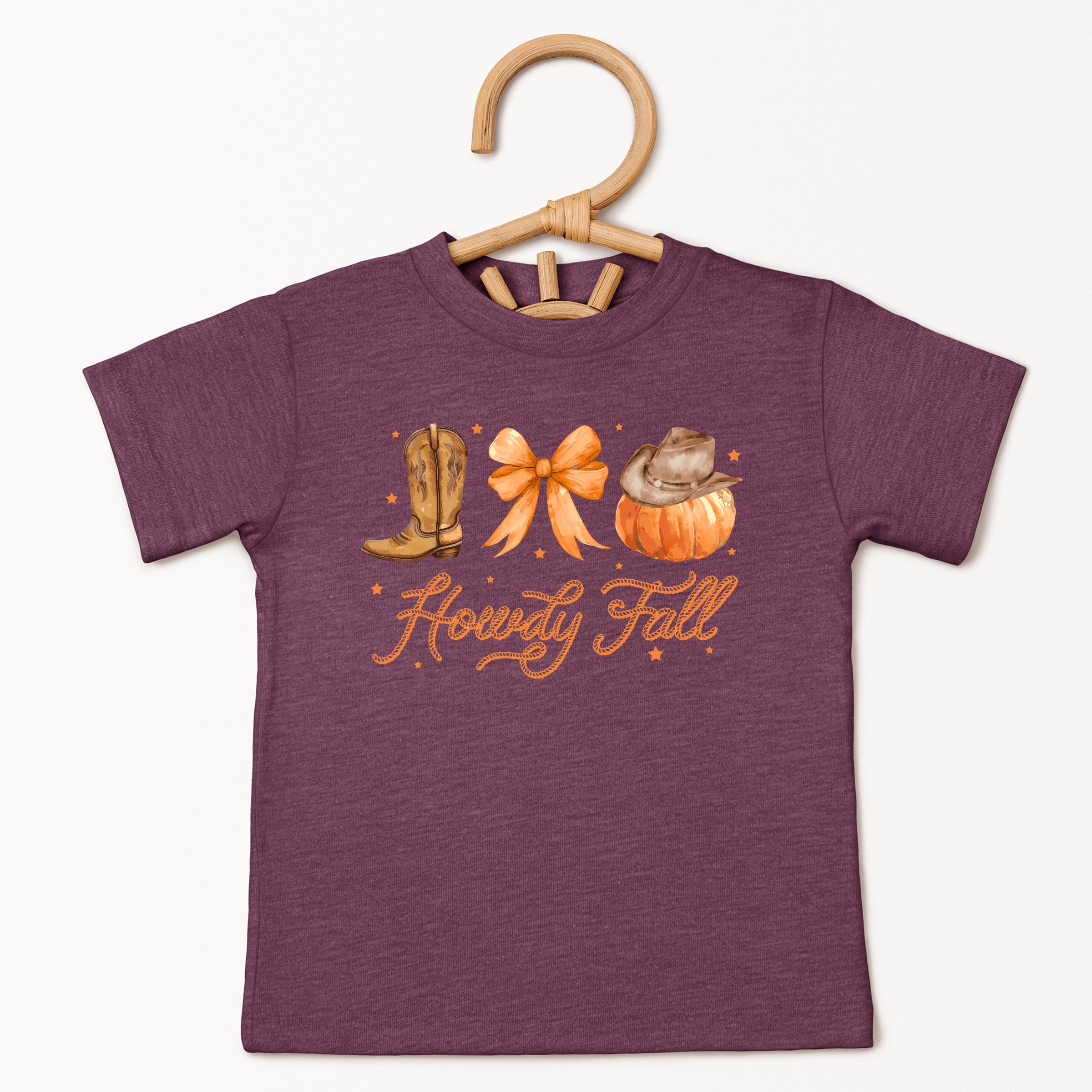 Coquette Howdy Fall - Youth Short Sleeve Graphic T-Shirt and Toddler Short Sleeve Graphic T-Shirt
