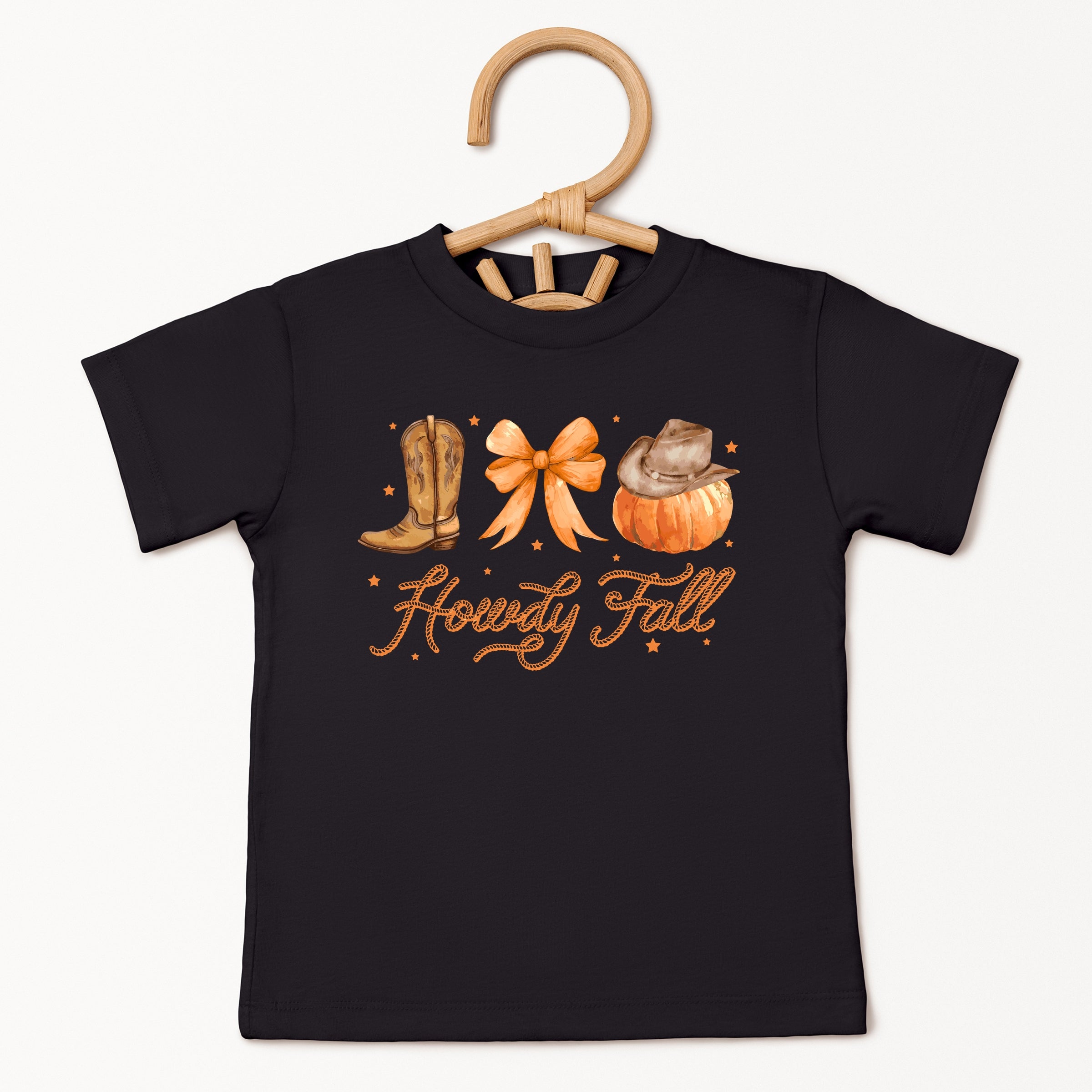 Coquette Howdy Fall - Youth Short Sleeve Graphic T-Shirt and Toddler Short Sleeve Graphic T-Shirt