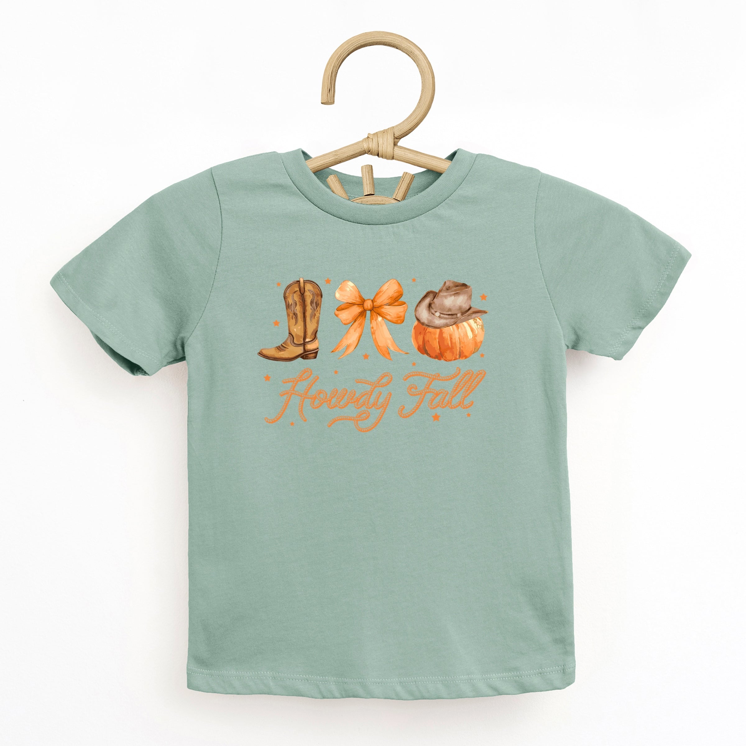 Coquette Howdy Fall - Youth Short Sleeve Graphic T-Shirt and Toddler Short Sleeve Graphic T-Shirt