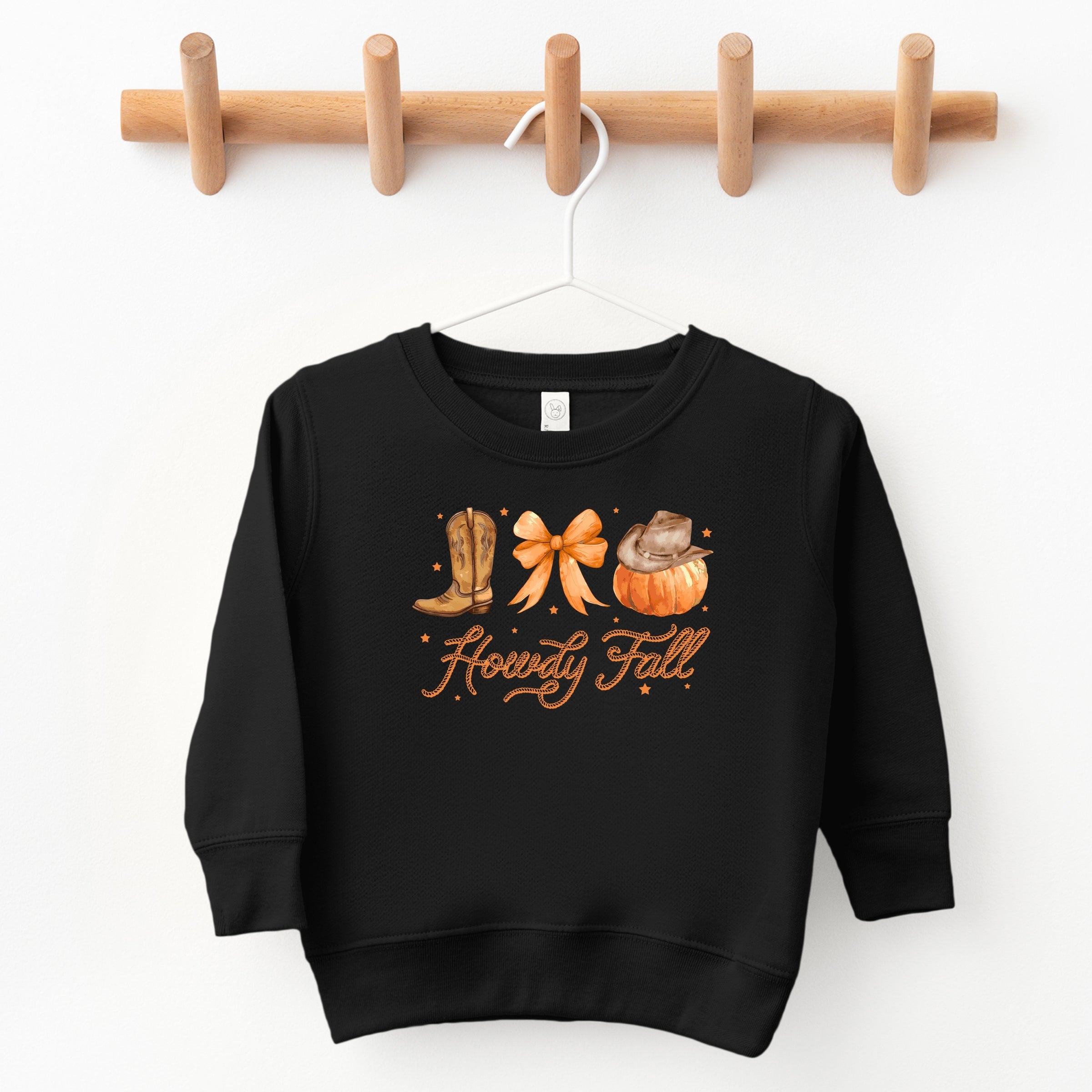 Coquette Howdy Fall - Toddler Graphic Sweatshirt and Youth Graphic Sweatshirt