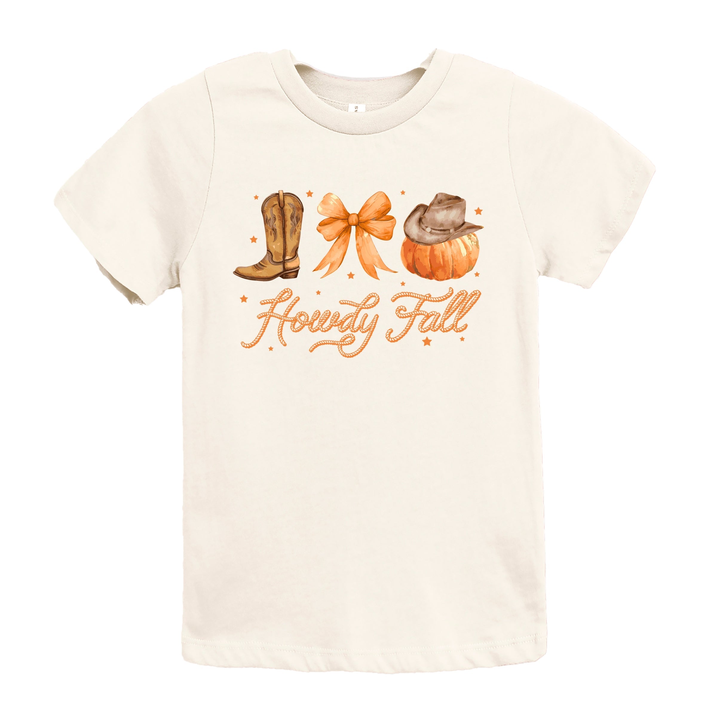 Coquette Howdy Fall - Youth Short Sleeve Graphic T-Shirt and Toddler Short Sleeve Graphic T-Shirt