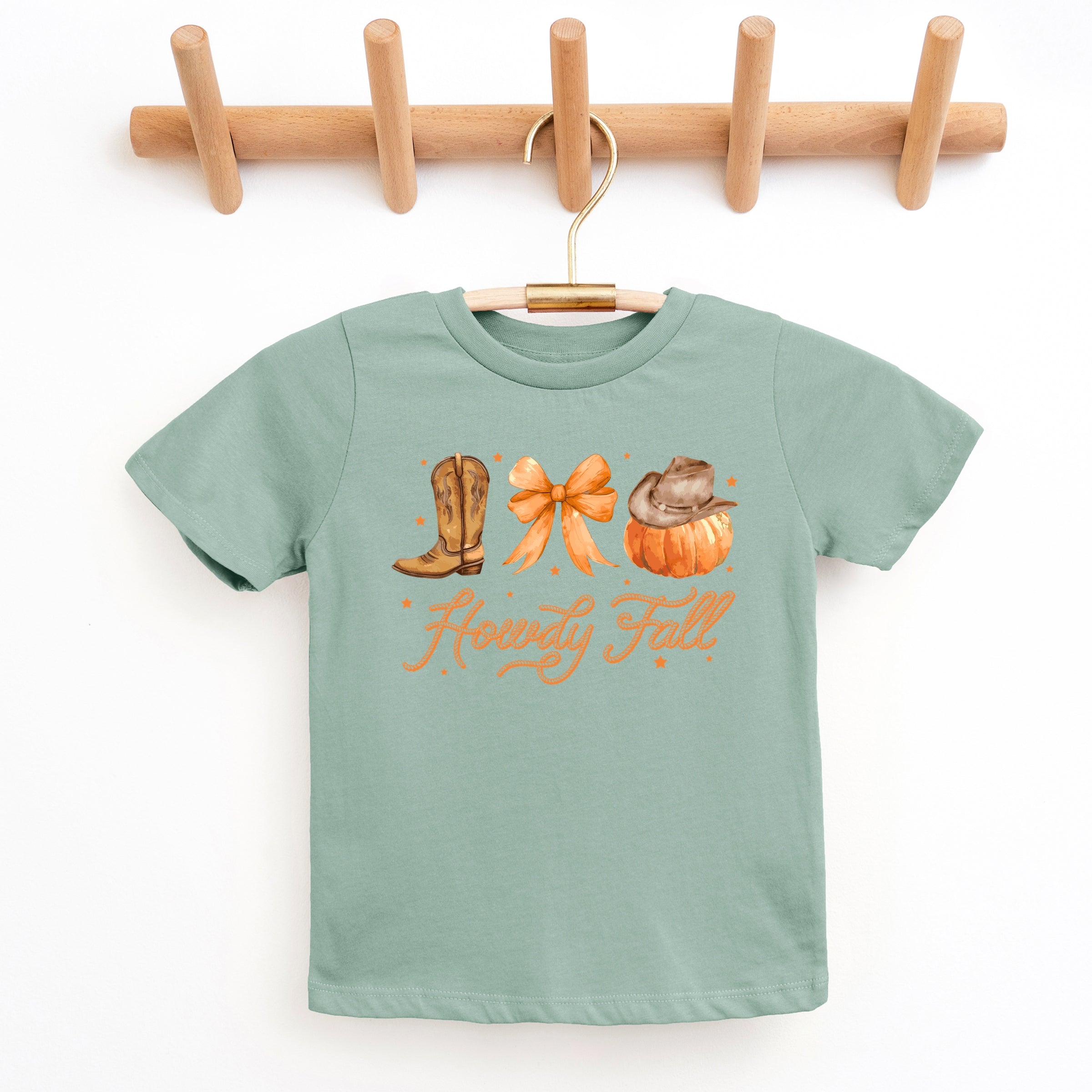 Coquette Howdy Fall - Youth Short Sleeve Graphic T-Shirt and Toddler Short Sleeve Graphic T-Shirt