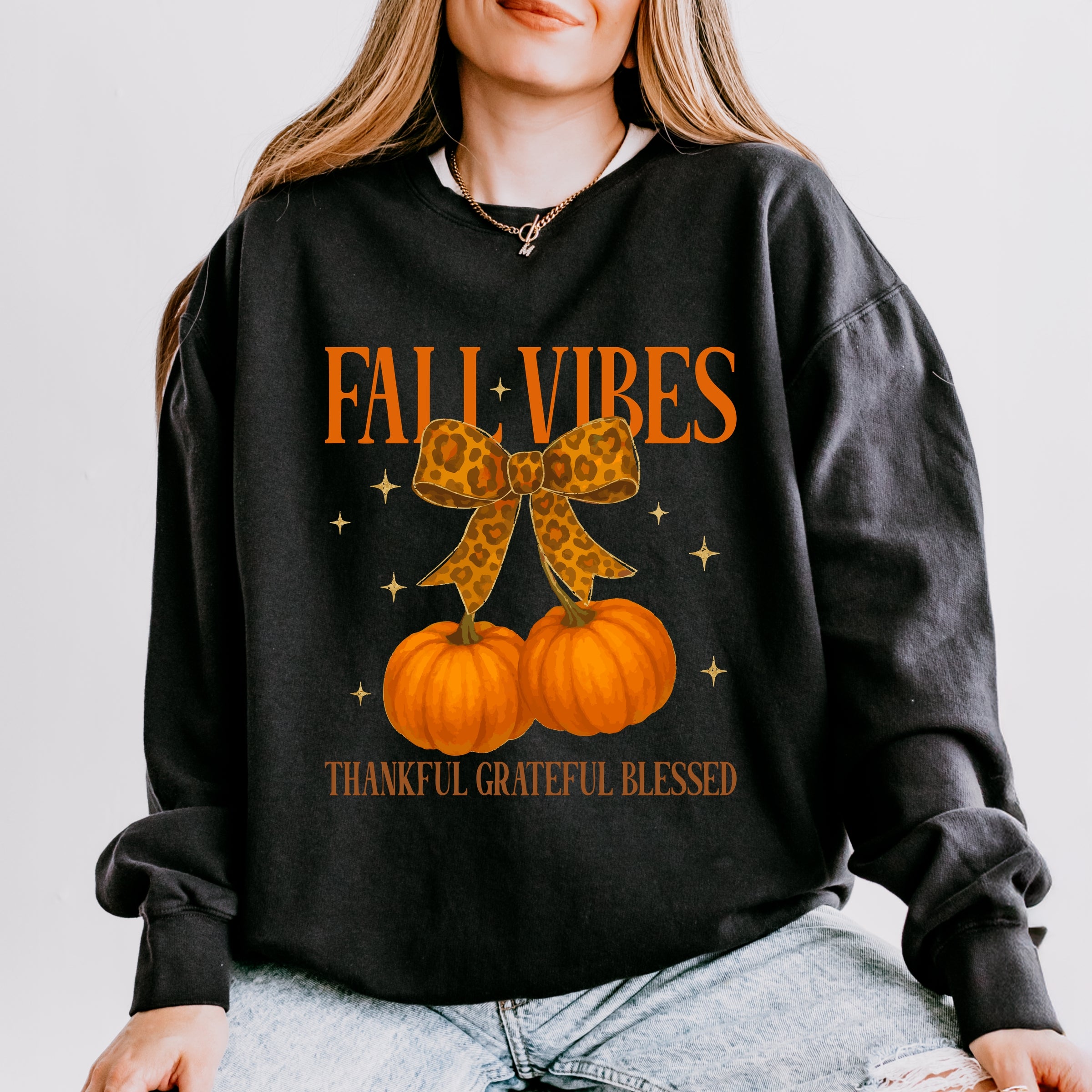 Coquette Thankful Grateful Blessed - Women's Lightweight Garment Dyed Sweatshirt