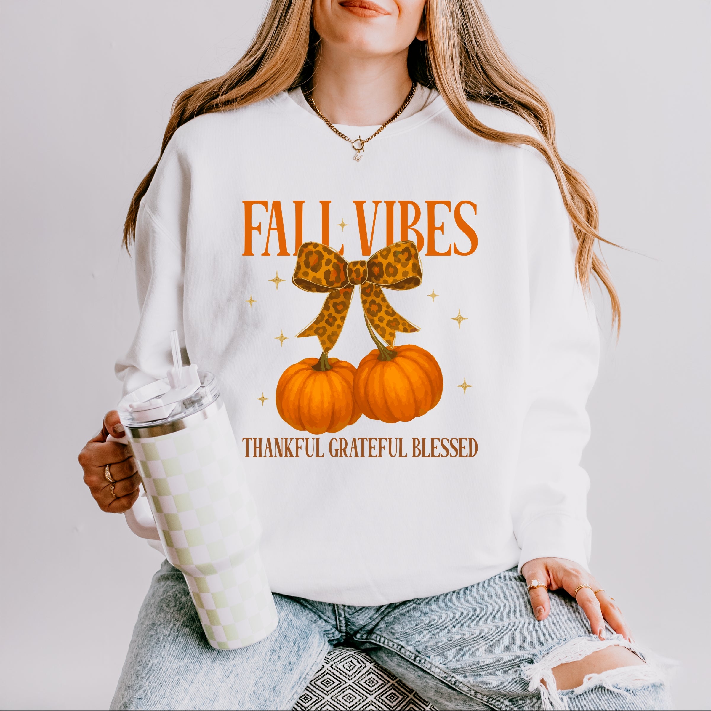 Coquette Thankful Grateful Blessed - Women's Lightweight Garment Dyed Sweatshirt