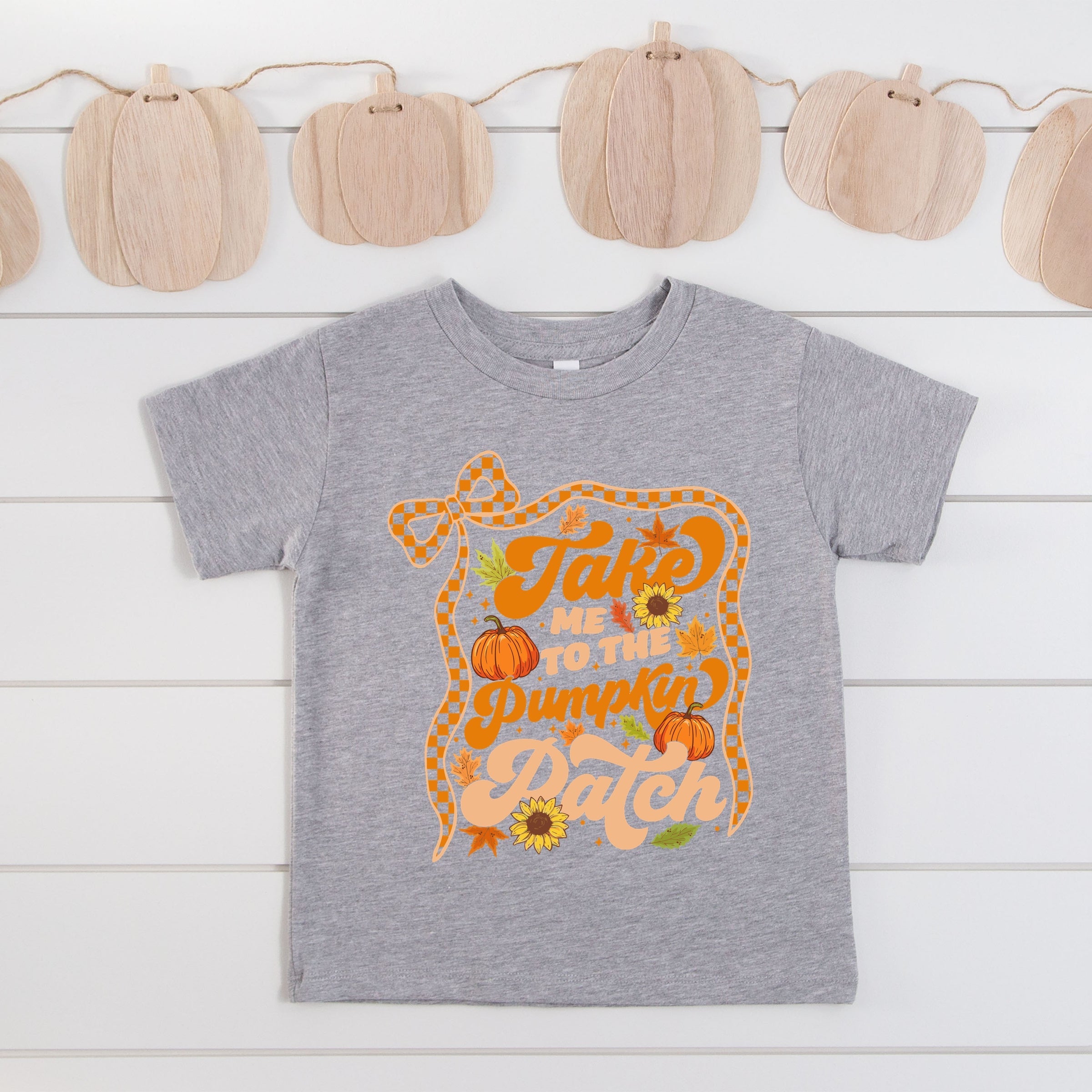 Coquette Take Me To The Pumpkin Patch - Youth Short Sleeve Graphic T-Shirt and Toddler Short Sleeve Graphic T-Shirt