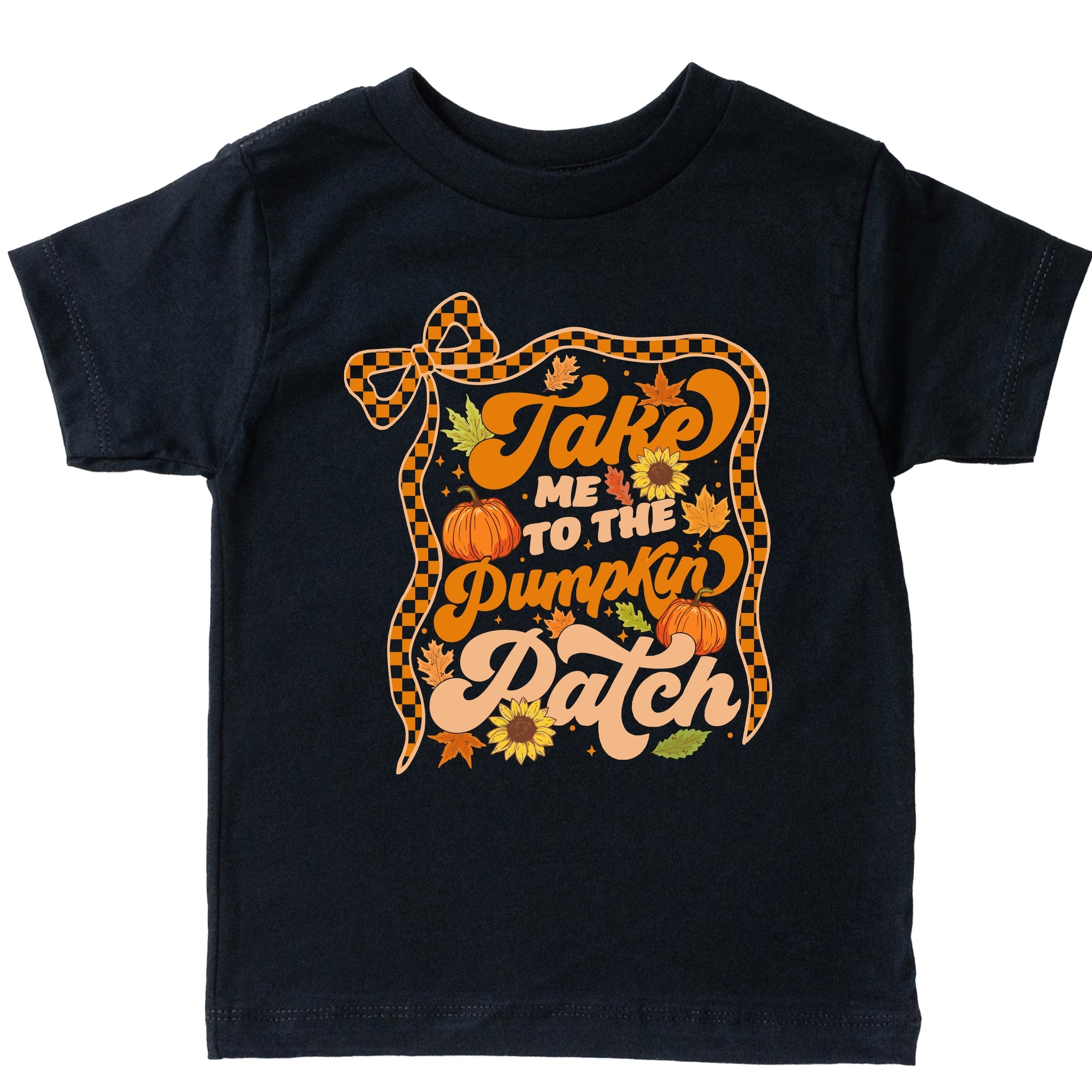 Coquette Take Me To The Pumpkin Patch - Youth Short Sleeve Graphic T-Shirt and Toddler Short Sleeve Graphic T-Shirt