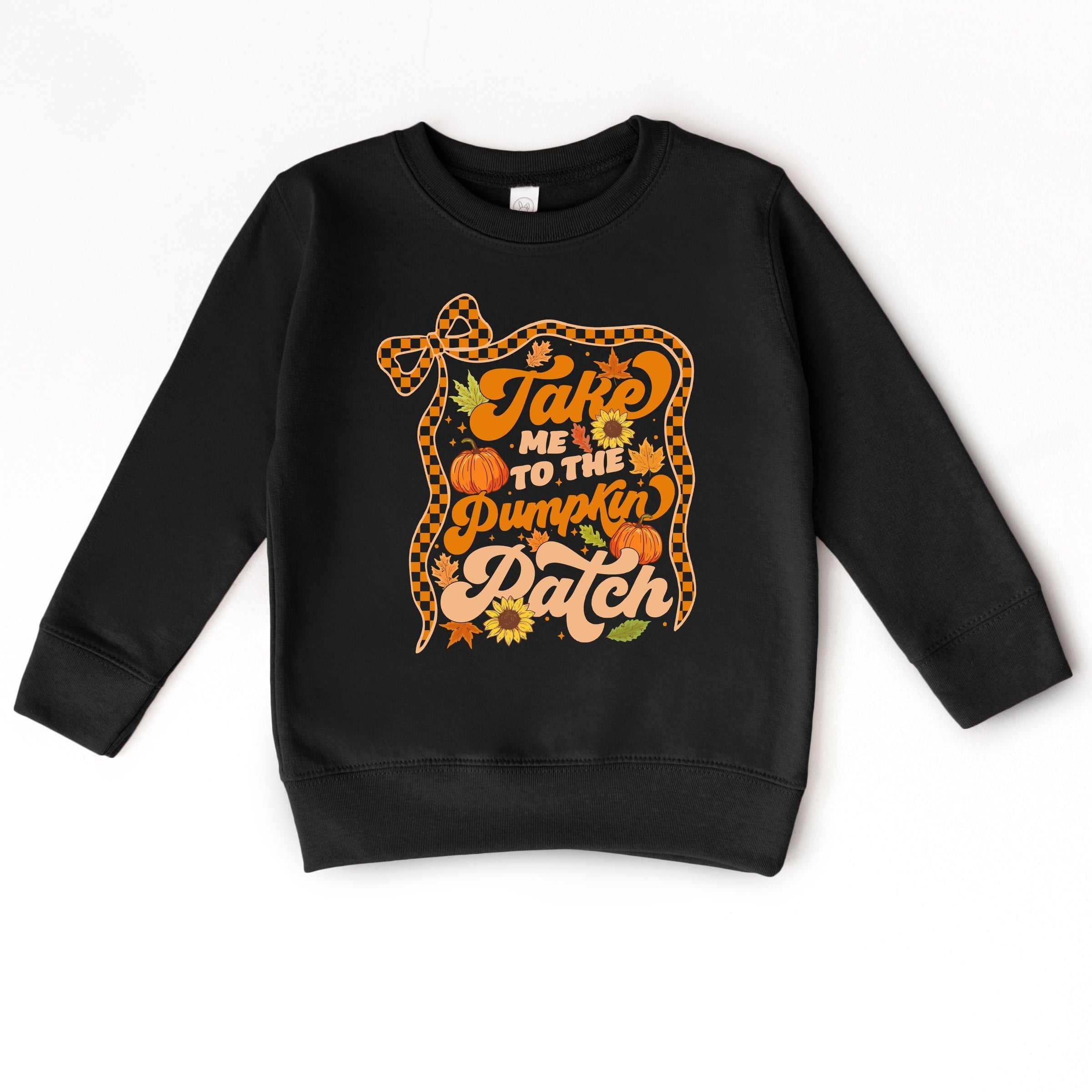 Coquette Take Me To The Pumpkin Patch - Toddler Graphic Sweatshirt and Youth Graphic Sweatshirt