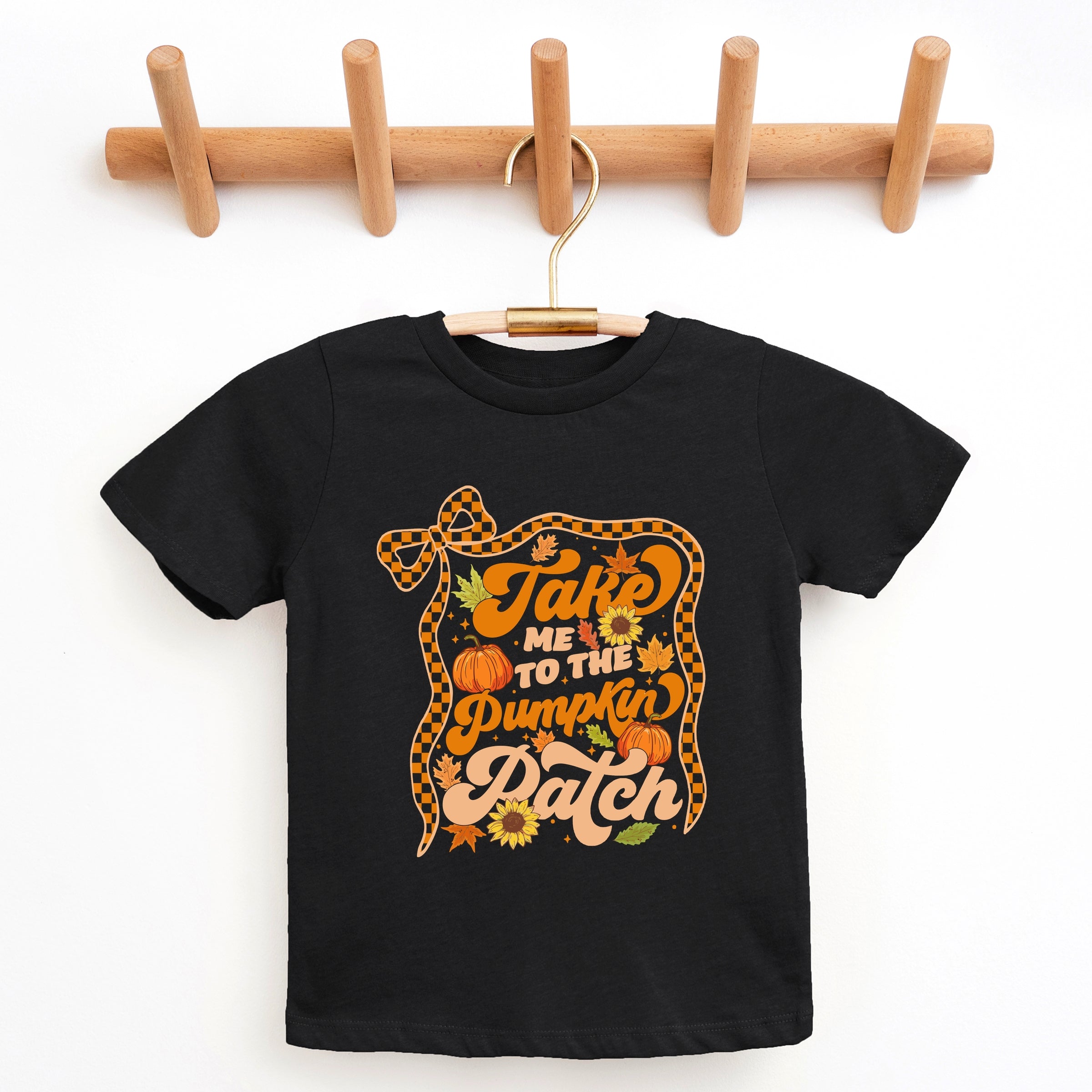 Coquette Take Me To The Pumpkin Patch - Youth Short Sleeve Graphic T-Shirt and Toddler Short Sleeve Graphic T-Shirt