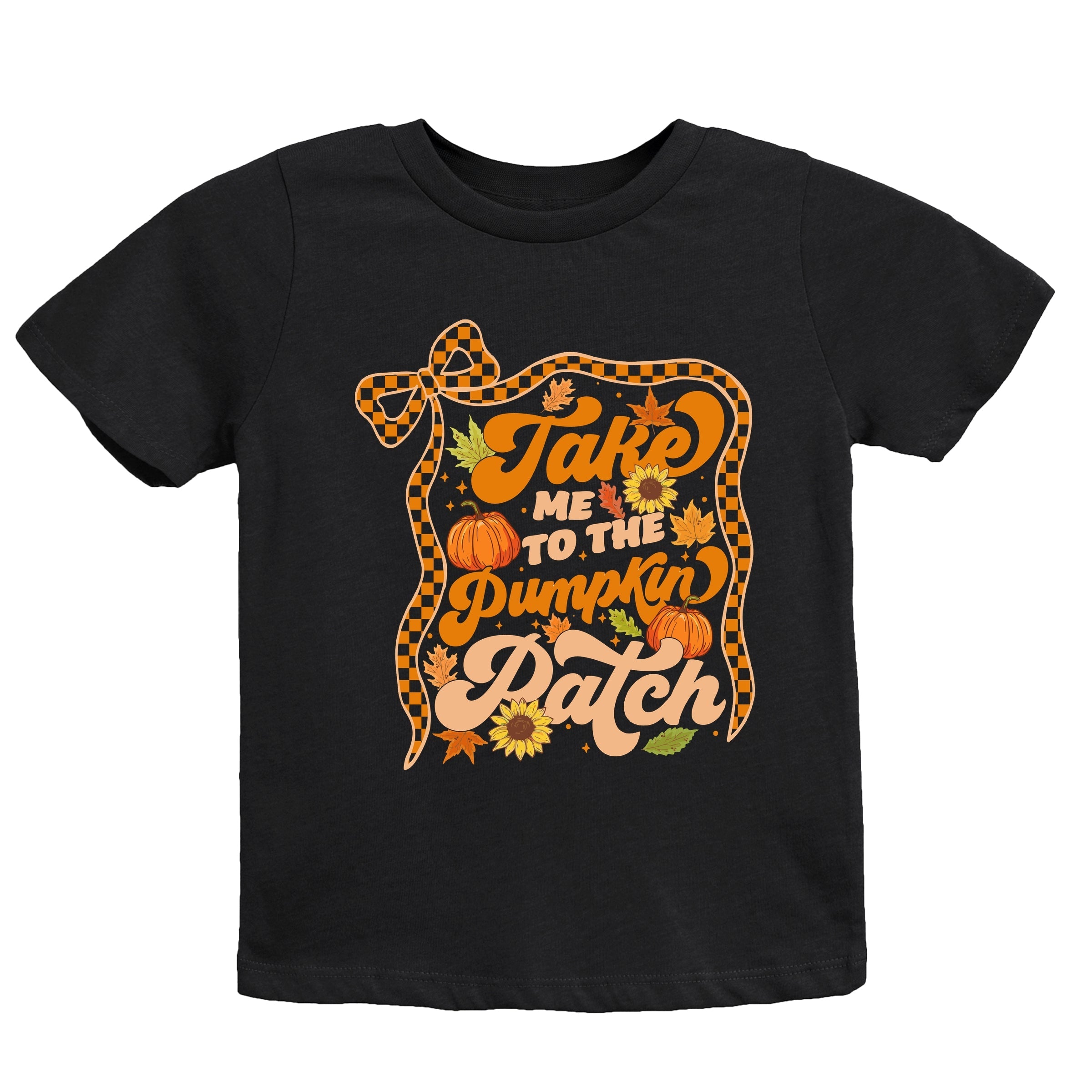 Coquette Take Me To The Pumpkin Patch - Youth Short Sleeve Graphic T-Shirt and Toddler Short Sleeve Graphic T-Shirt