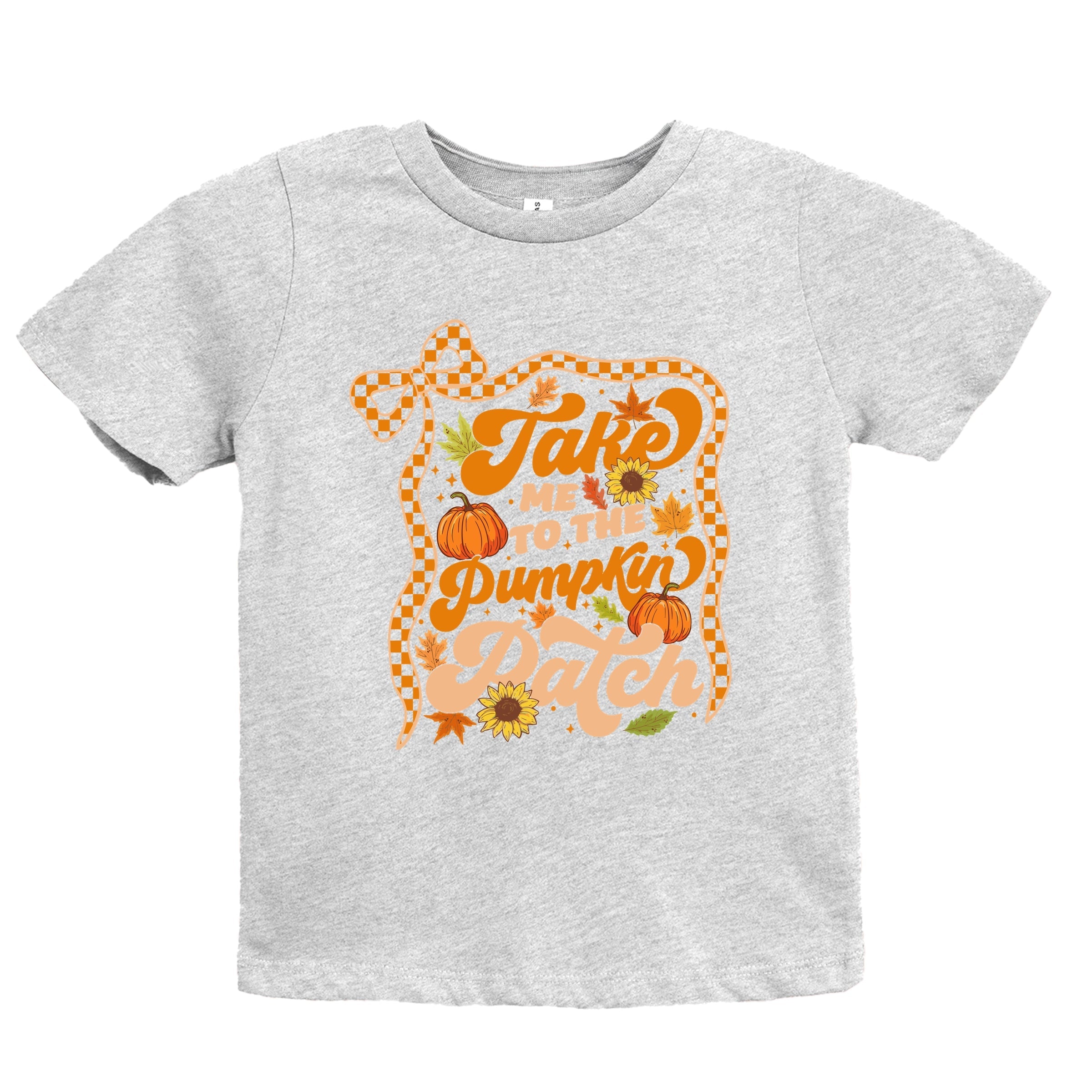 Coquette Take Me To The Pumpkin Patch - Youth Short Sleeve Graphic T-Shirt and Toddler Short Sleeve Graphic T-Shirt