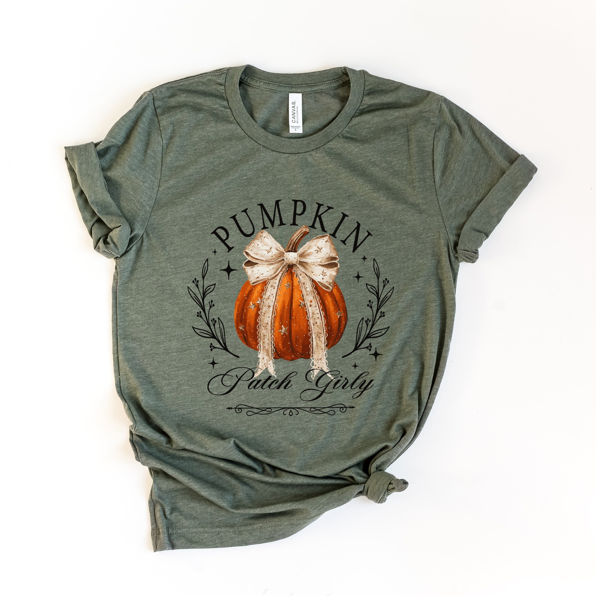 Coquette Pumpkin Patch Girly - Women's Short Sleeve Graphic T-Shirt