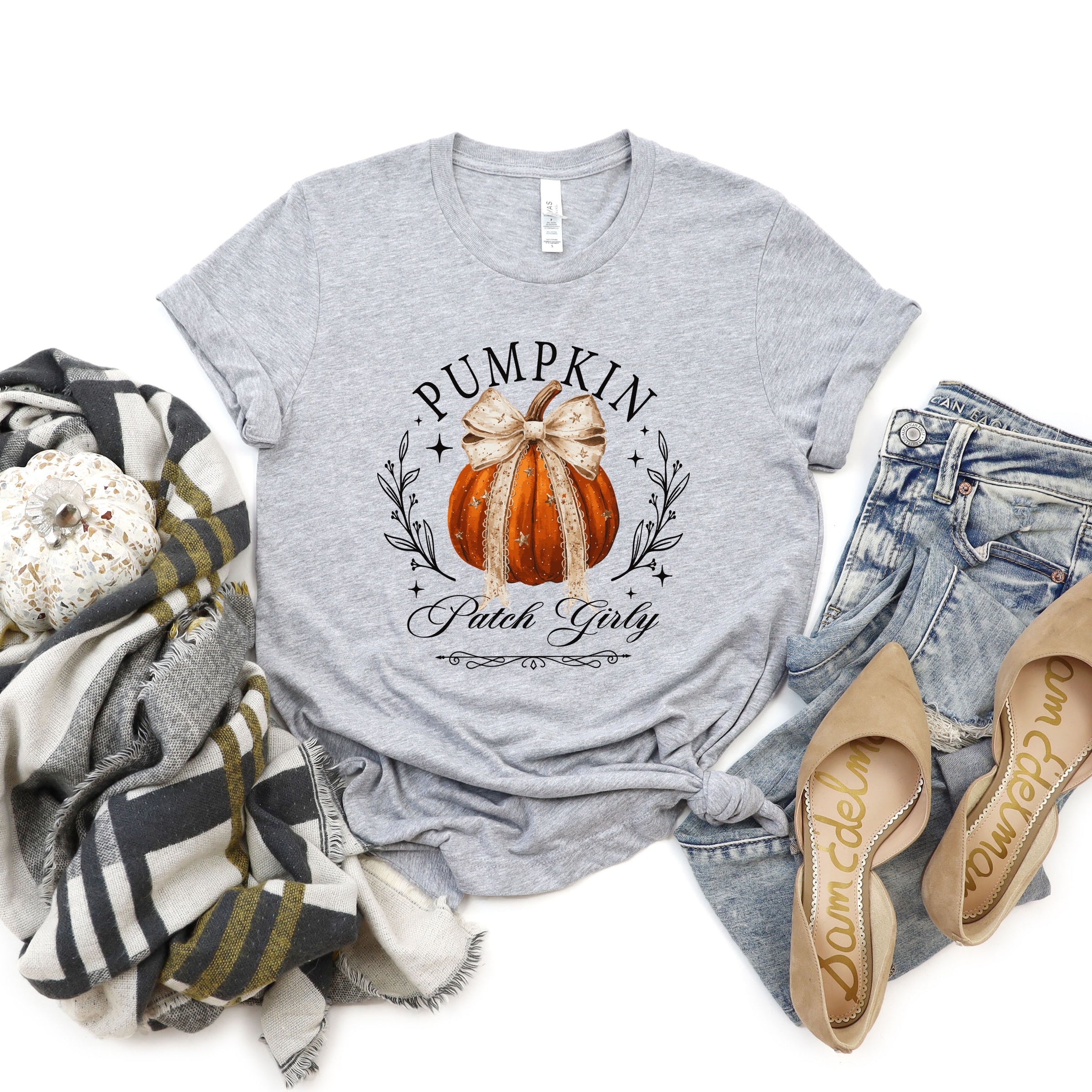 Coquette Pumpkin Patch Girly - Women's Short Sleeve Graphic T-Shirt