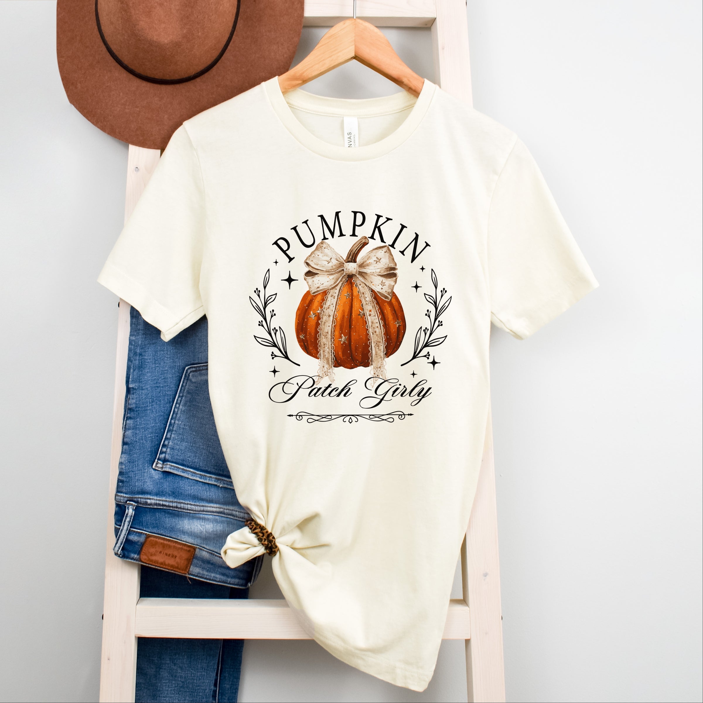 Coquette Pumpkin Patch Girly - Women's Short Sleeve Graphic T-Shirt