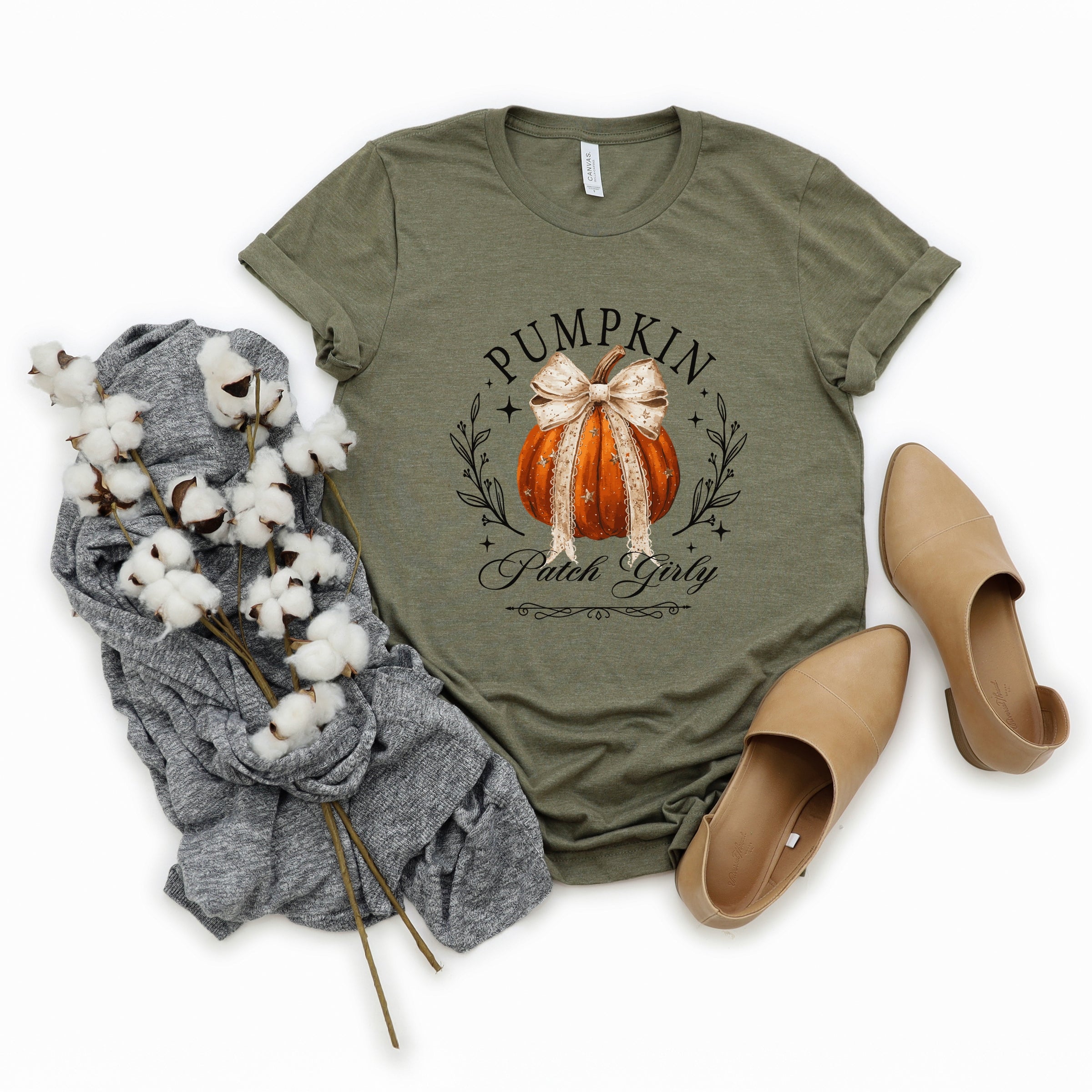 Coquette Pumpkin Patch Girly - Women's Short Sleeve Graphic T-Shirt