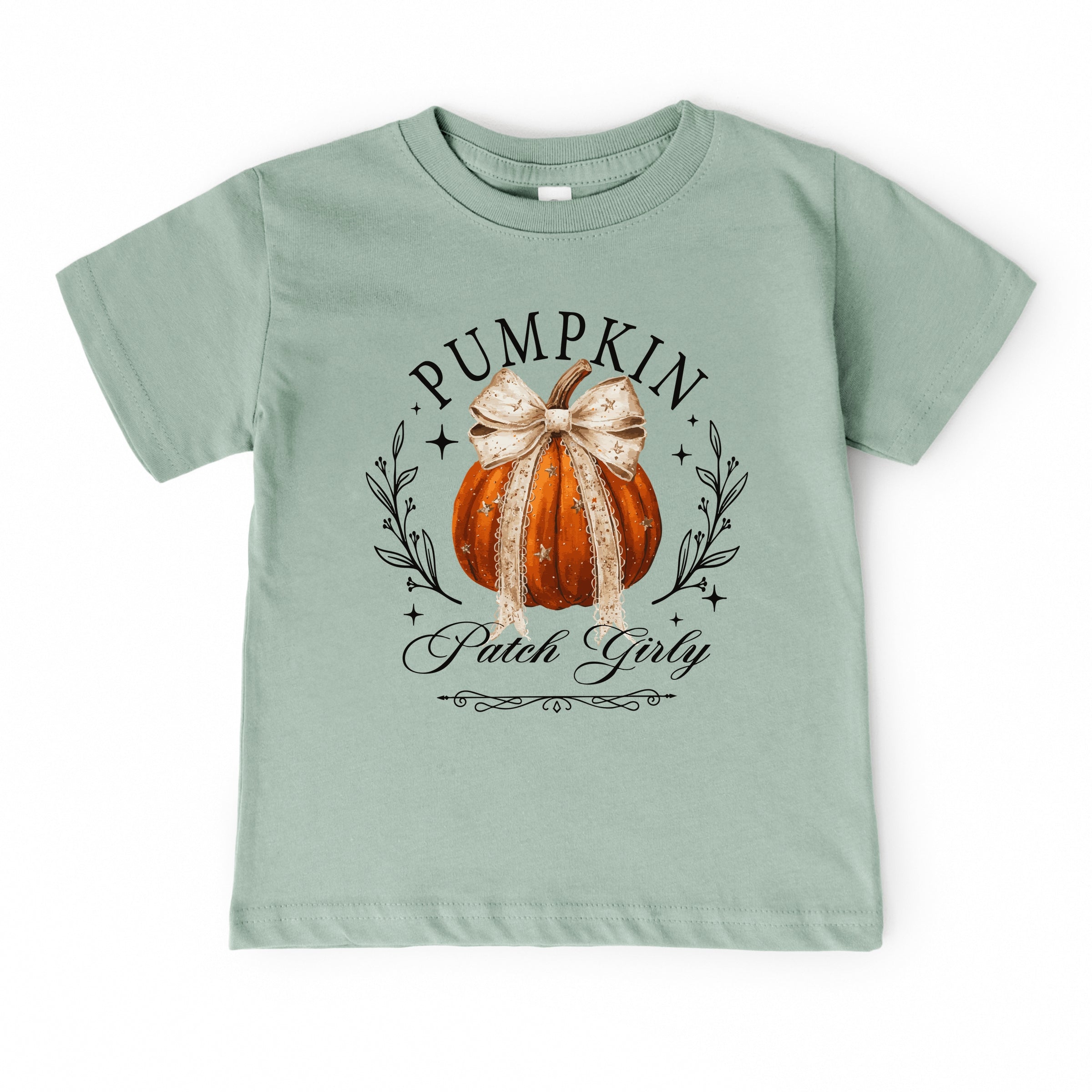 Coquette Pumpkin Patch Girly - Youth Short Sleeve Graphic T-Shirt and Toddler Short Sleeve Graphic T-Shirt