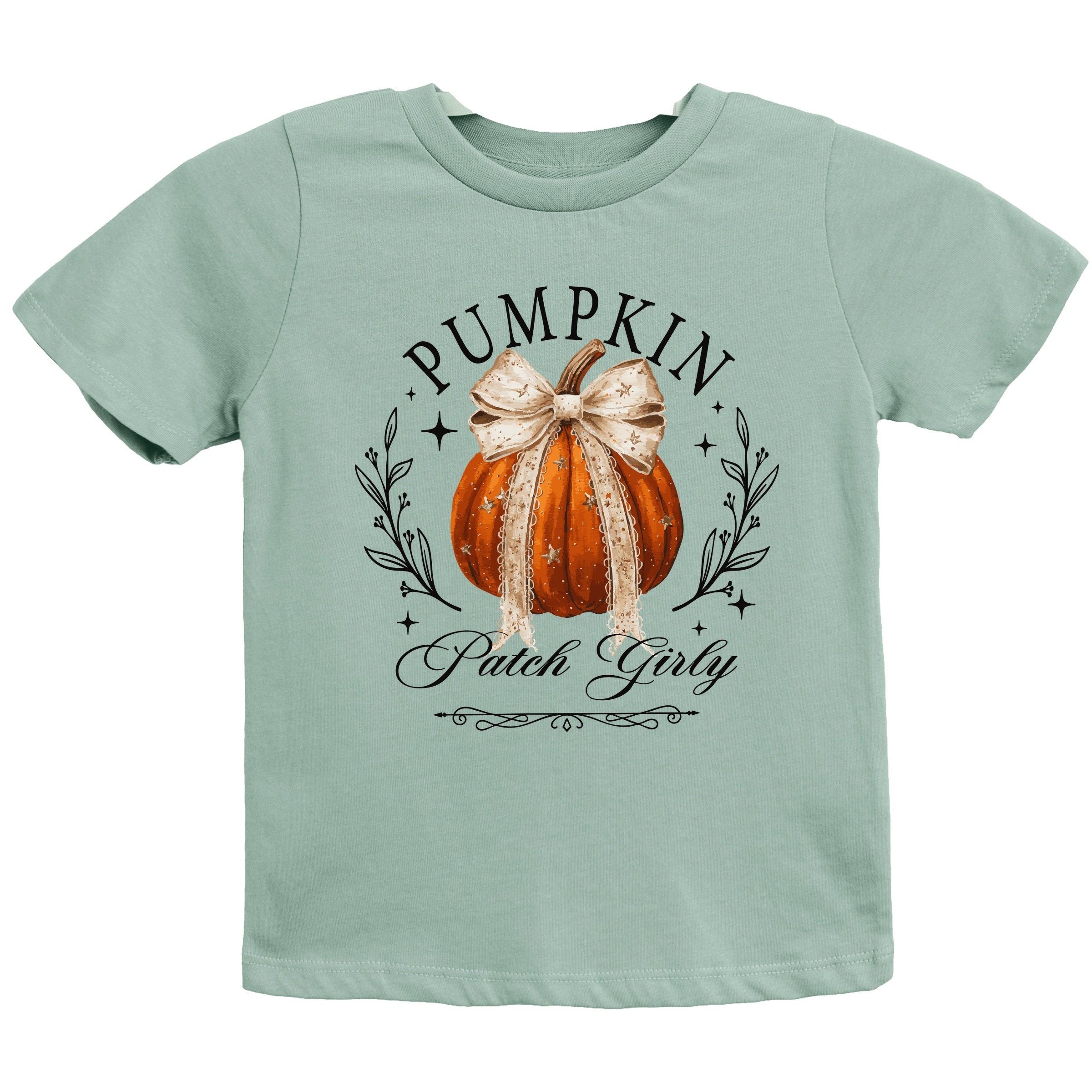 Coquette Pumpkin Patch Girly - Youth Short Sleeve Graphic T-Shirt and Toddler Short Sleeve Graphic T-Shirt