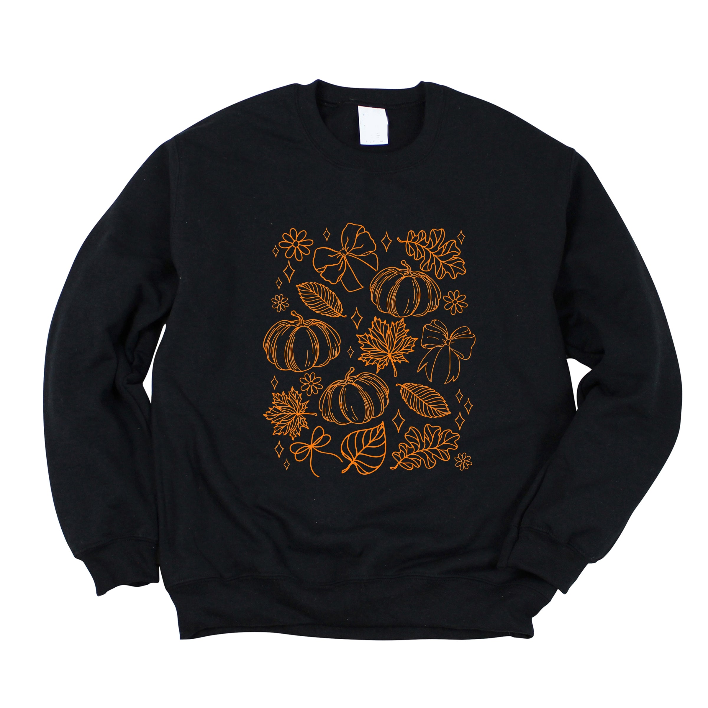 Fall Decorations Outline - Women's Graphic Sweatshirt