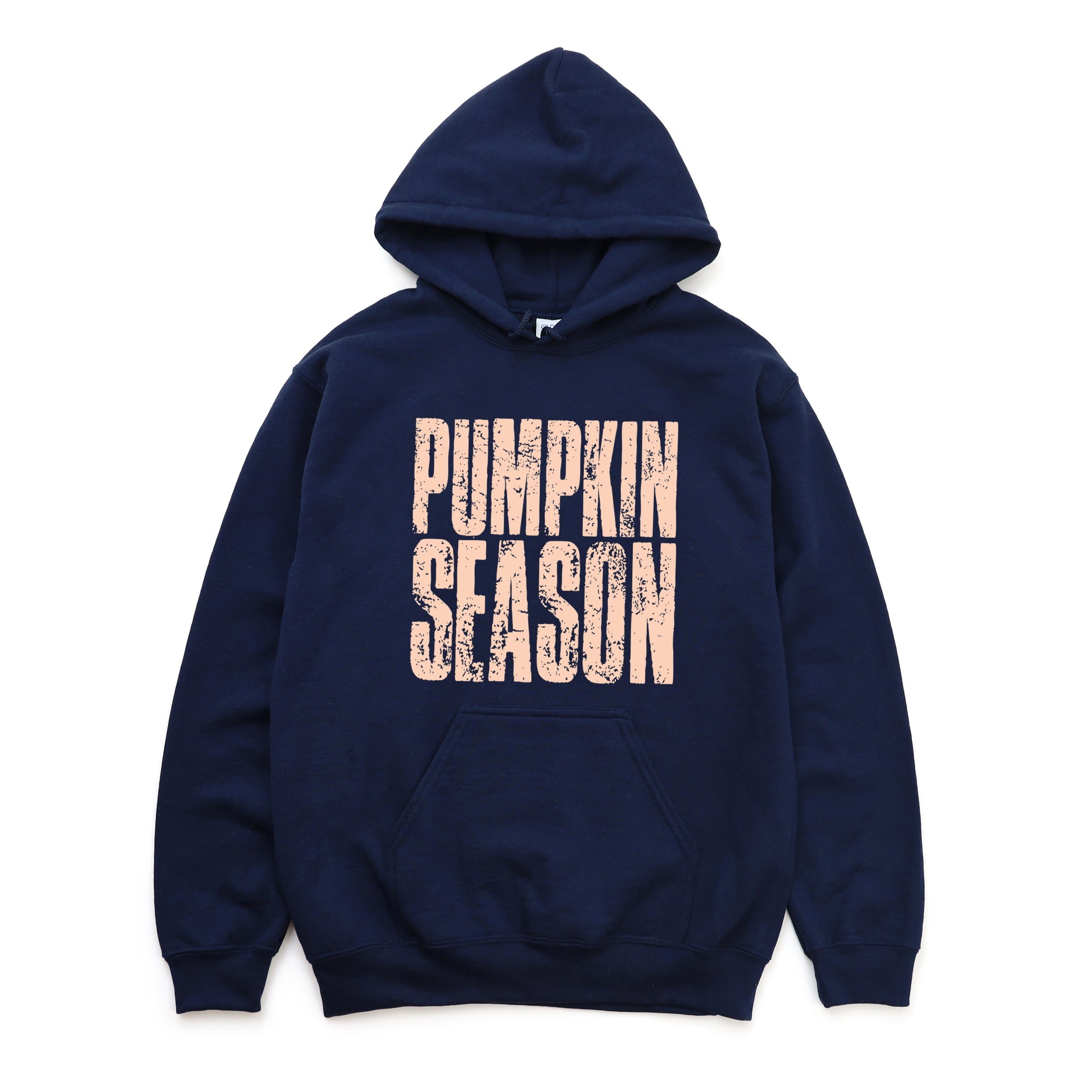 Pumpkin Season Stacked Distressed - Women's Graphic Hoodie