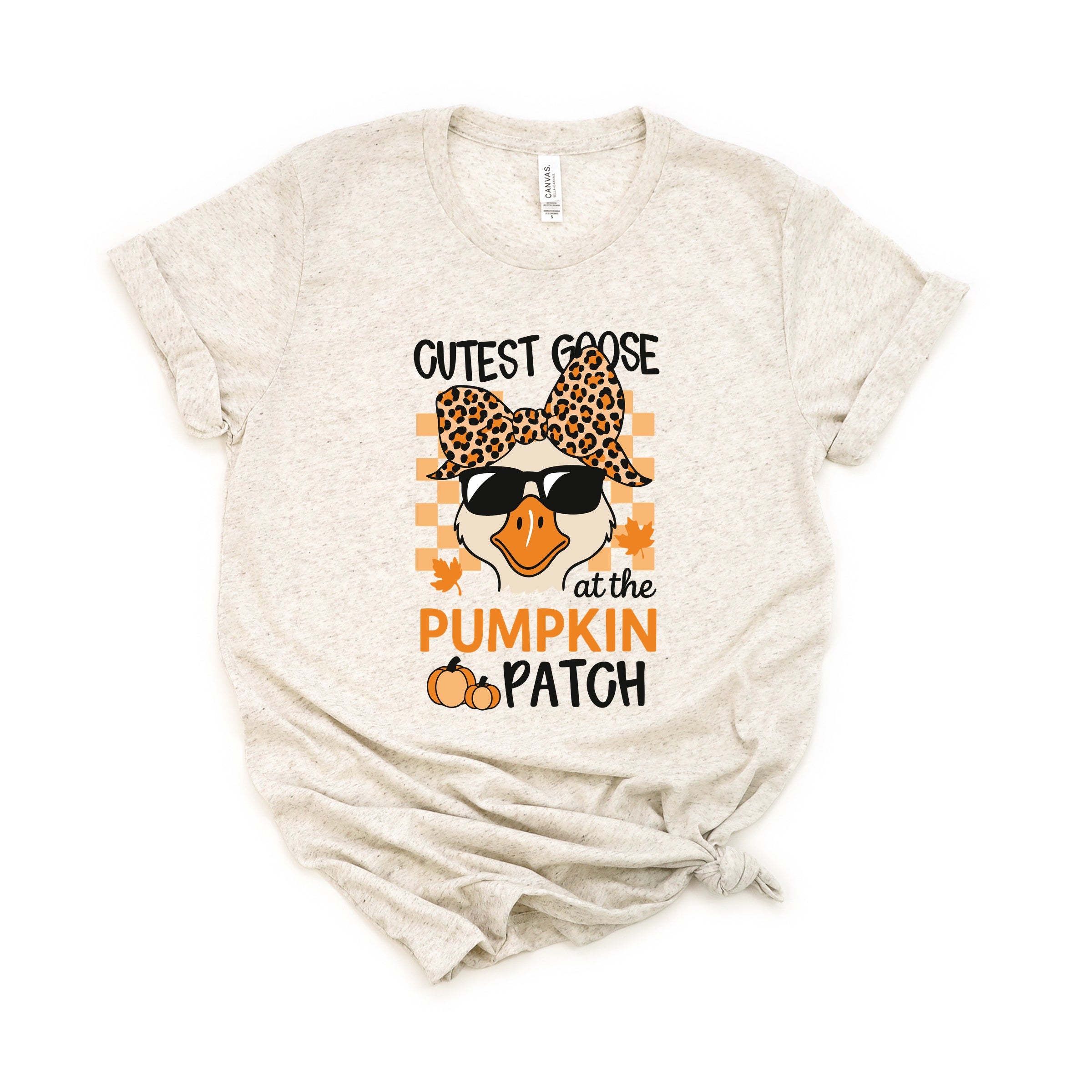 Cutest Goose At The Pumpkin Patch - Womens Short Sleeve Tee