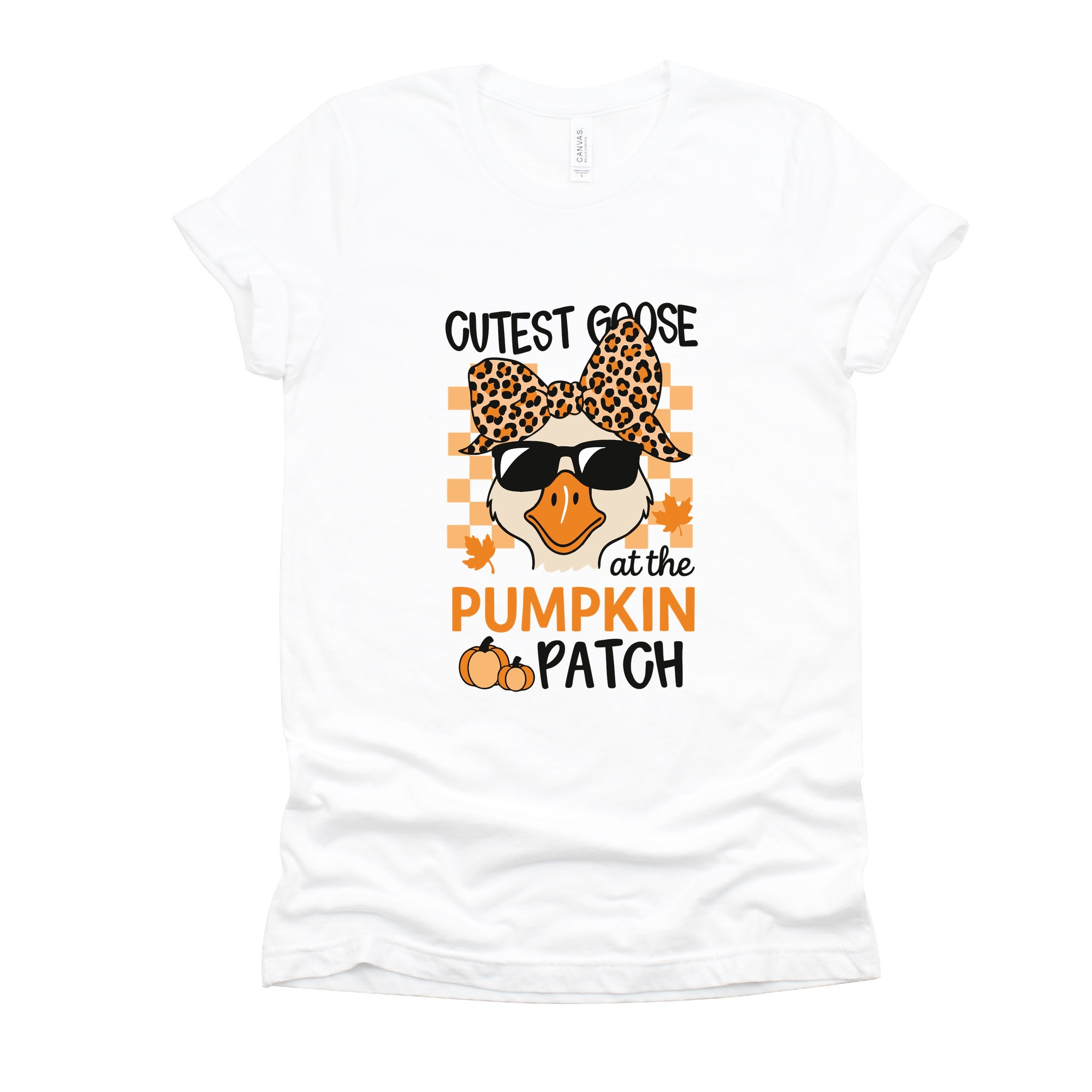 Cutest Goose At The Pumpkin Patch - Womens Short Sleeve Tee
