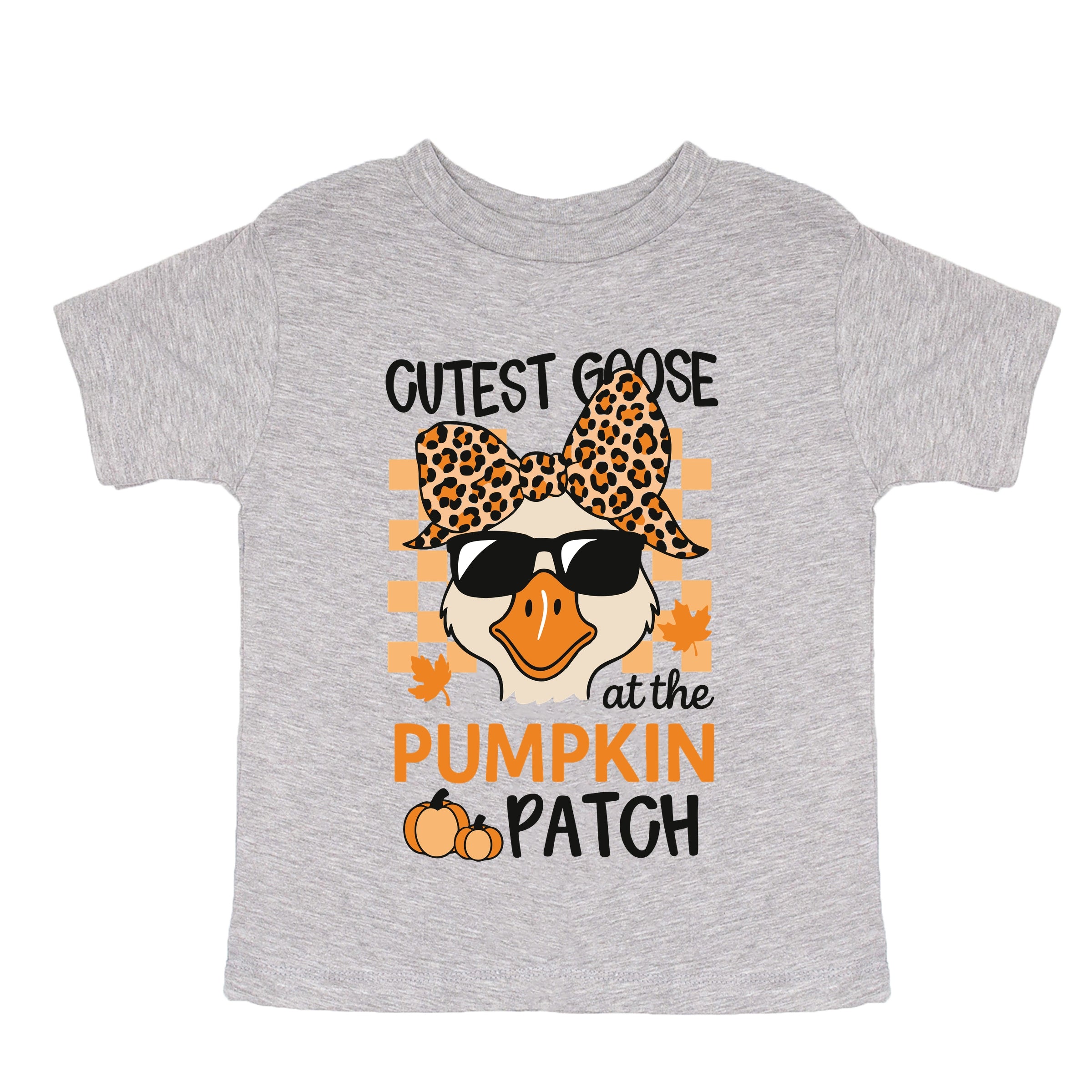 Cutest Goose At The Pumpkin Patch - Youth Short Sleeve Graphic T-Shirt and Toddler Short Sleeve Graphic T-Shirt