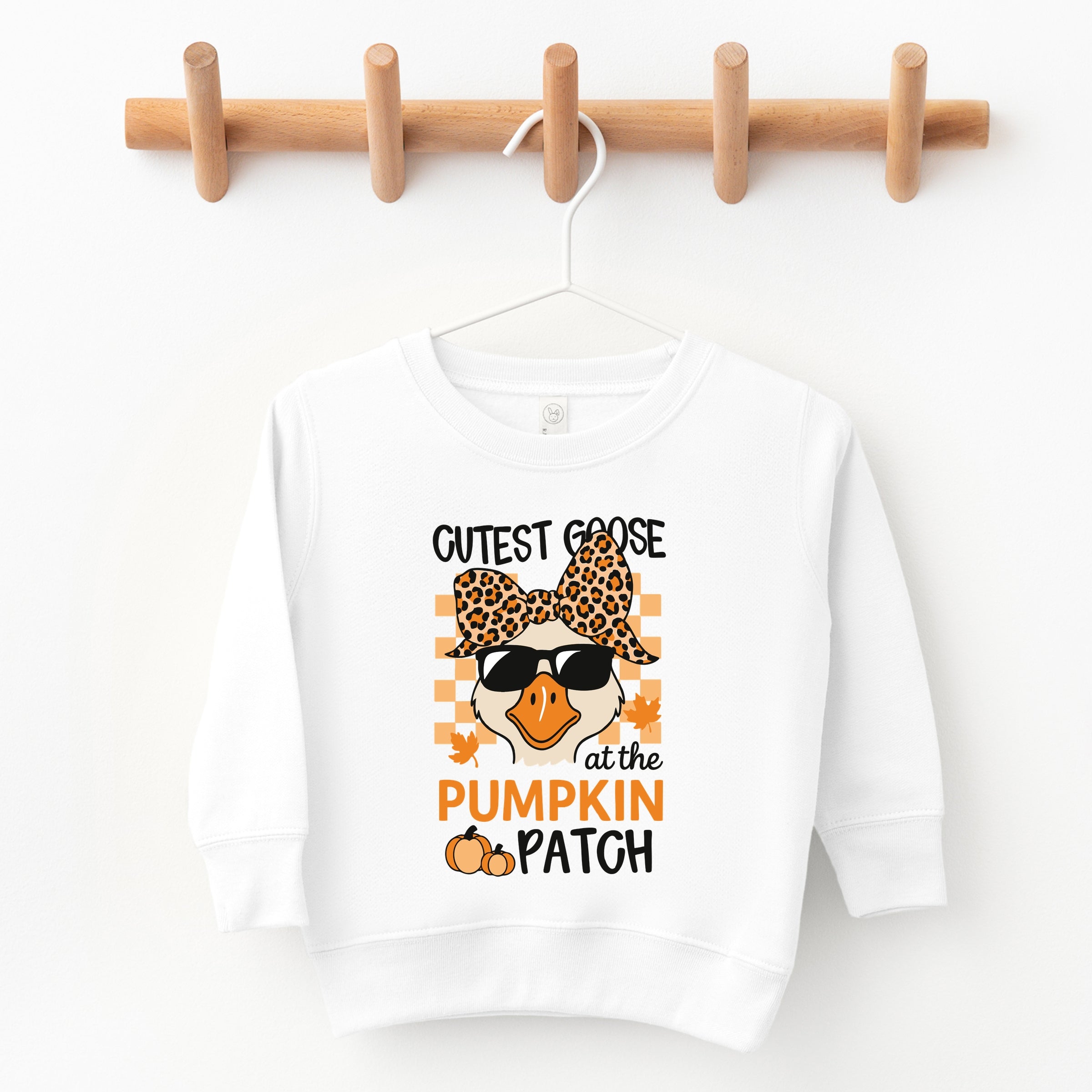 Cutest Goose At The Pumpkin Patch - Toddler Graphic Sweatshirt and Youth Graphic Sweatshirt