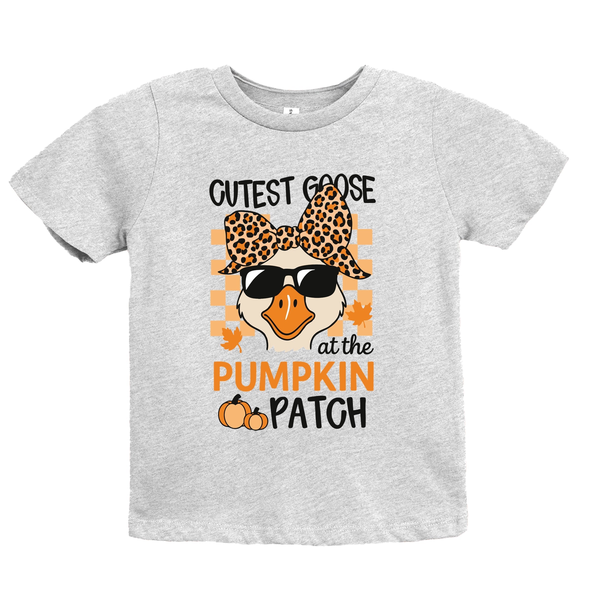 Cutest Goose At The Pumpkin Patch - Youth Short Sleeve Graphic T-Shirt and Toddler Short Sleeve Graphic T-Shirt