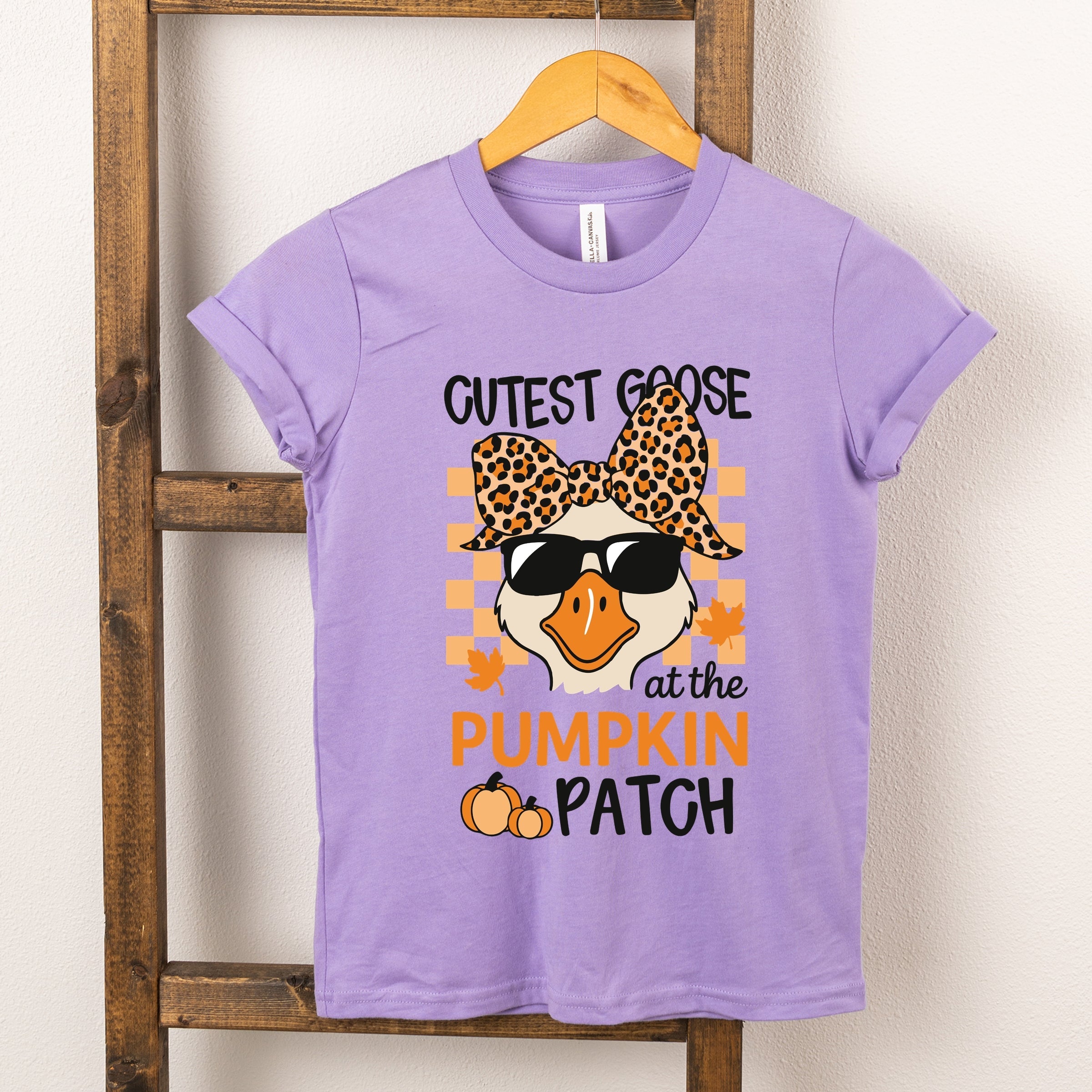 Cutest Goose At The Pumpkin Patch - Youth Short Sleeve Graphic T-Shirt and Toddler Short Sleeve Graphic T-Shirt