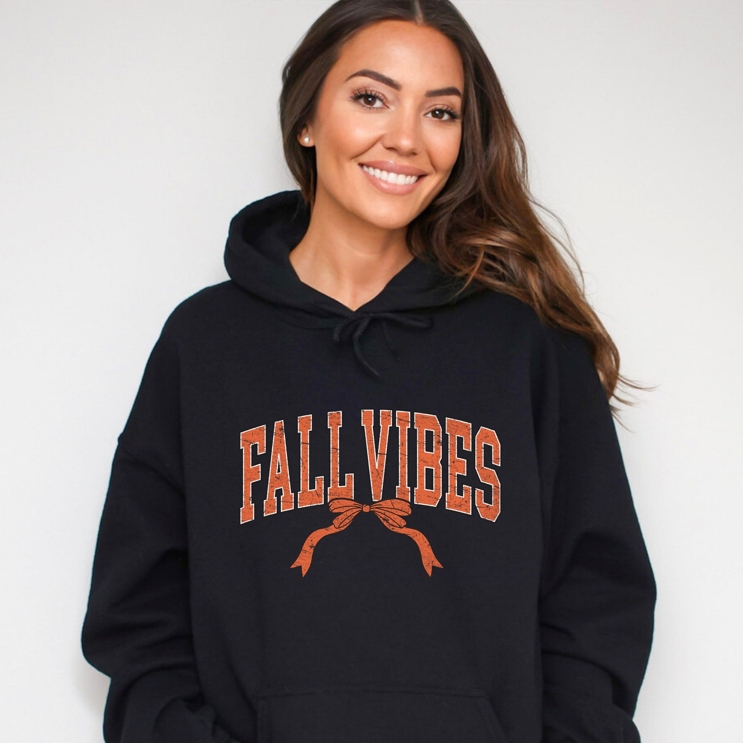 Varsity Fall Vibes Coquette - Womens Hoodie