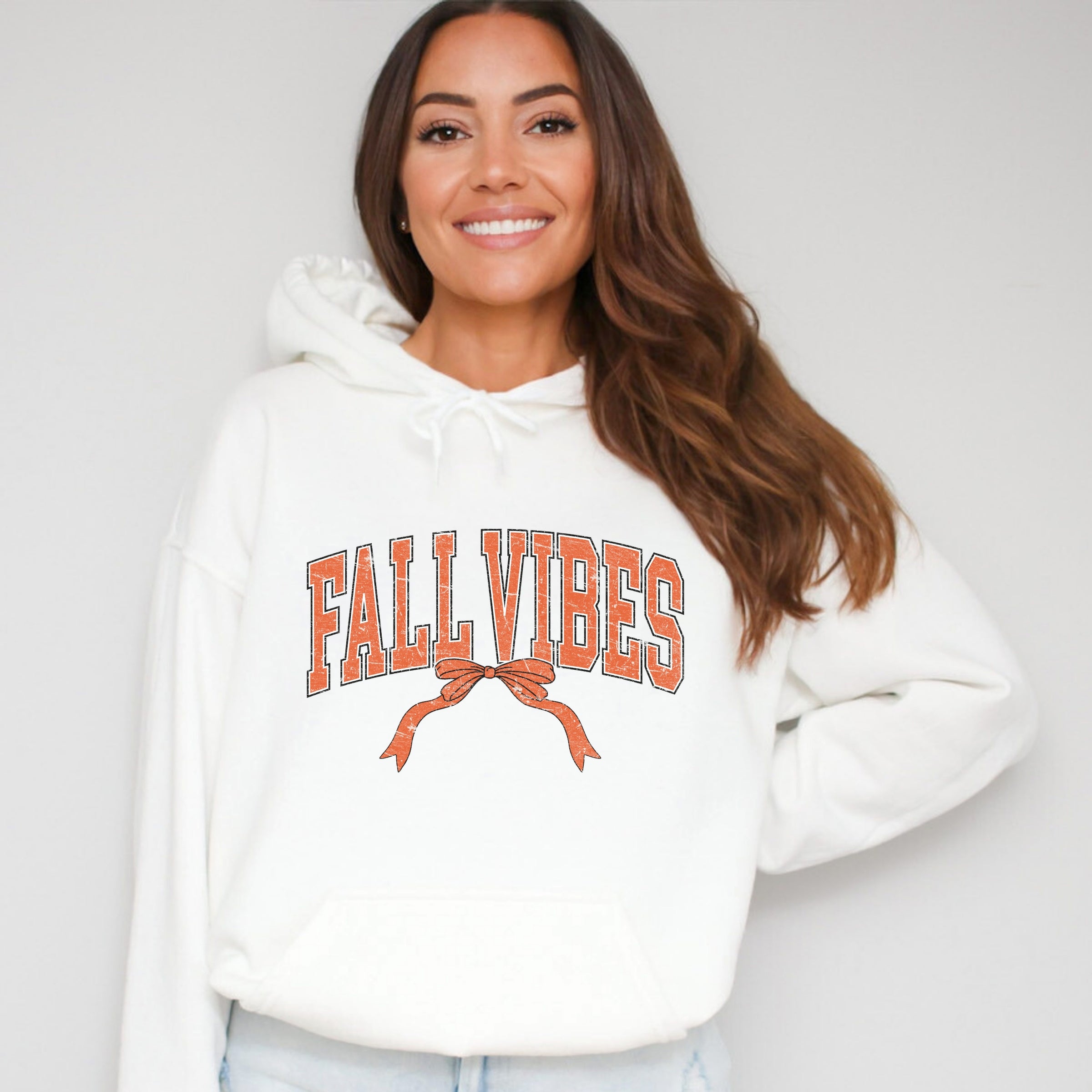 Varsity Fall Vibes Coquette - Womens Hoodie