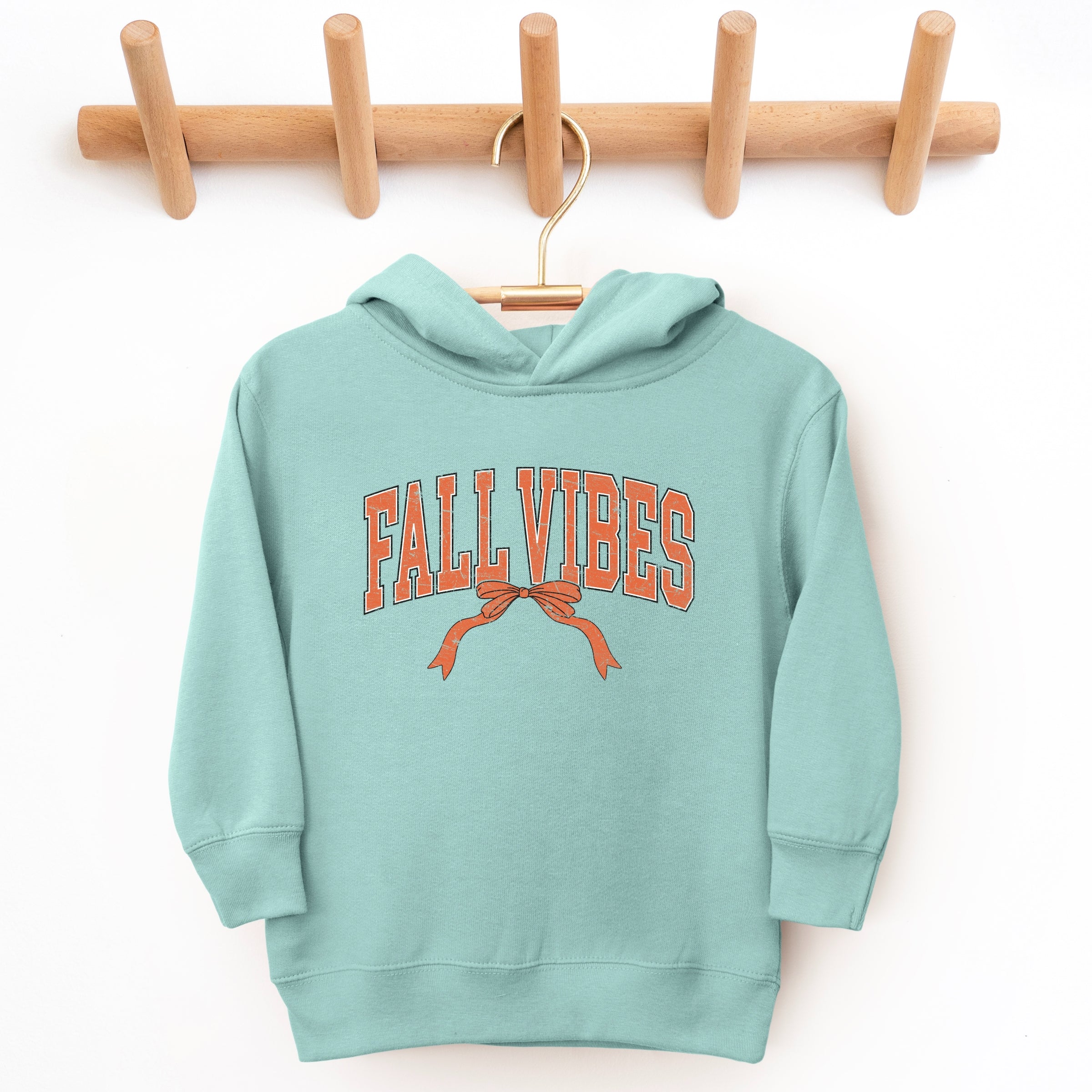 Varsity Fall Vibes Coquette - Toddler Hoodie and Youth Graphic Hoodie