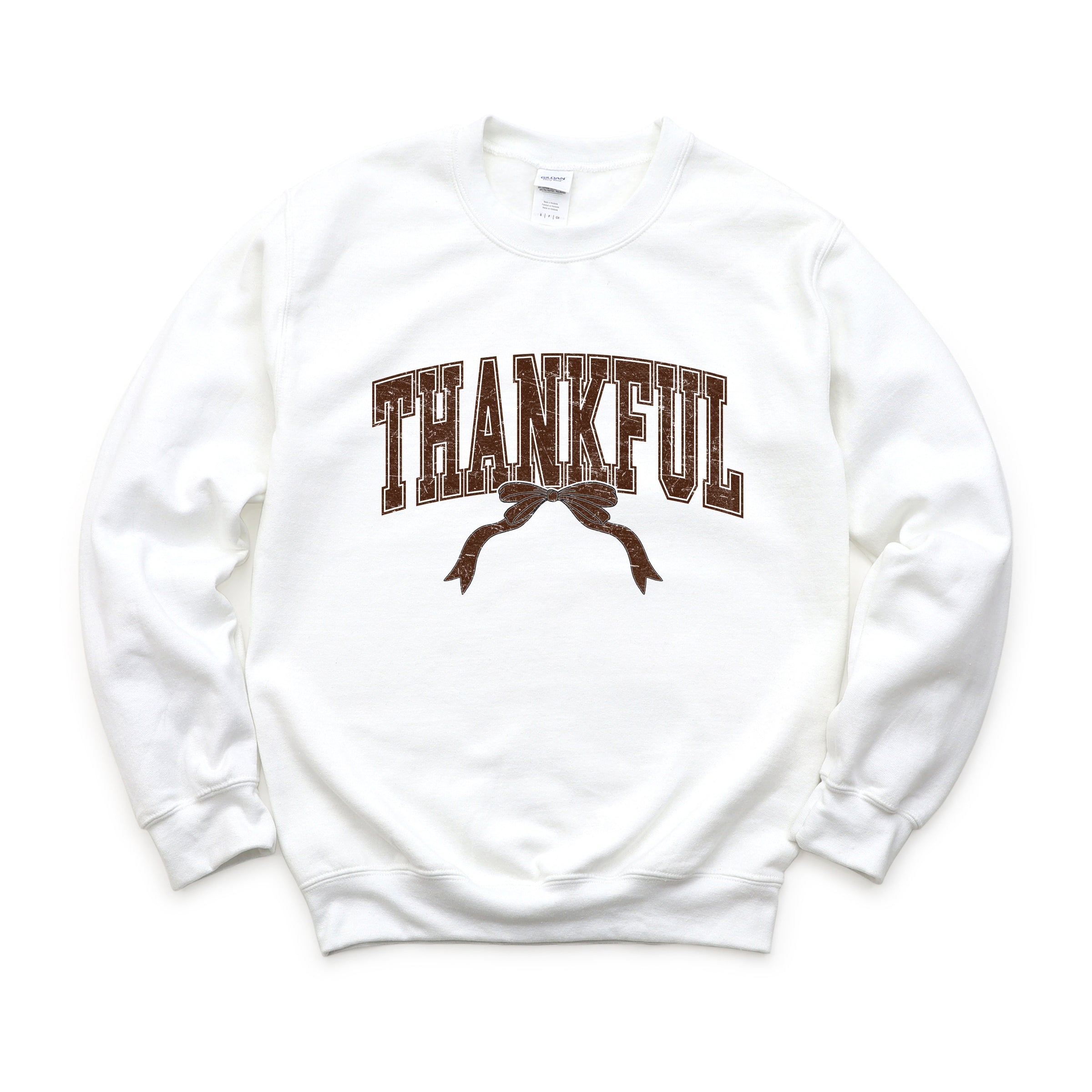 Varsity Thankful Coquette - Womens Sweatshirt