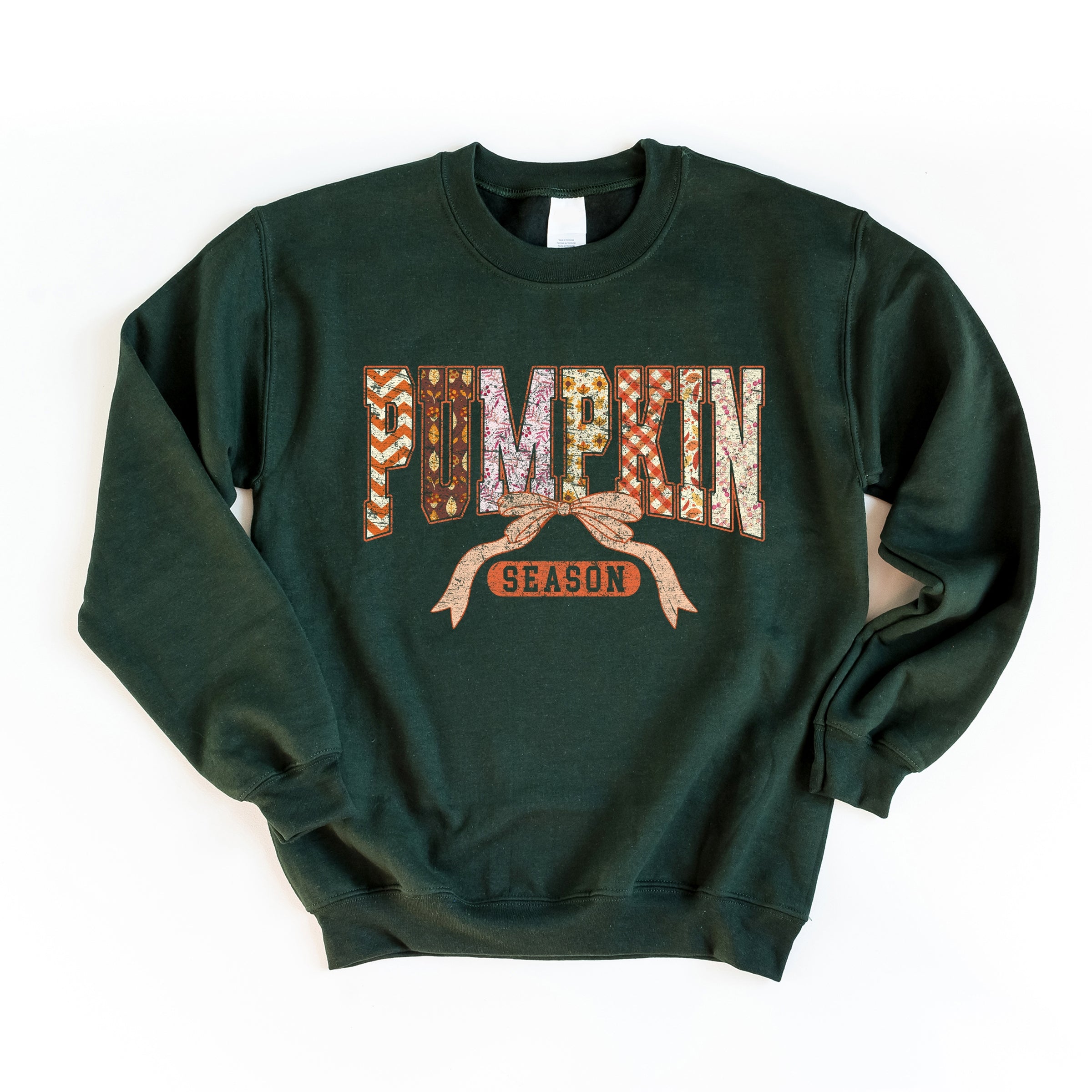 Pumpkin Season Patterns - Womens Sweatshirt